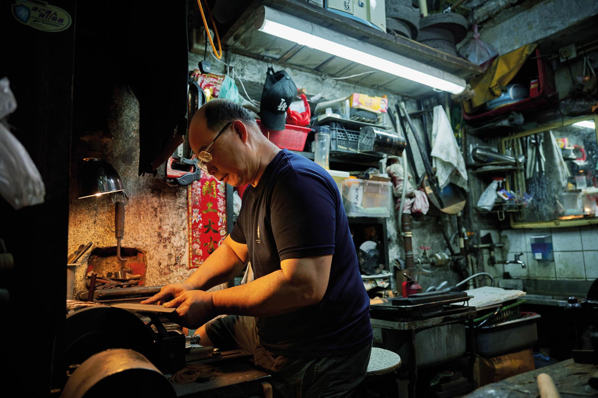 L’atelier de couteaux de Chan Chee Ki © Hong Kong Tourism Board