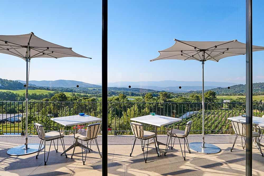 Vue sur les vignes à la Villa La Coste © Richard Haughton