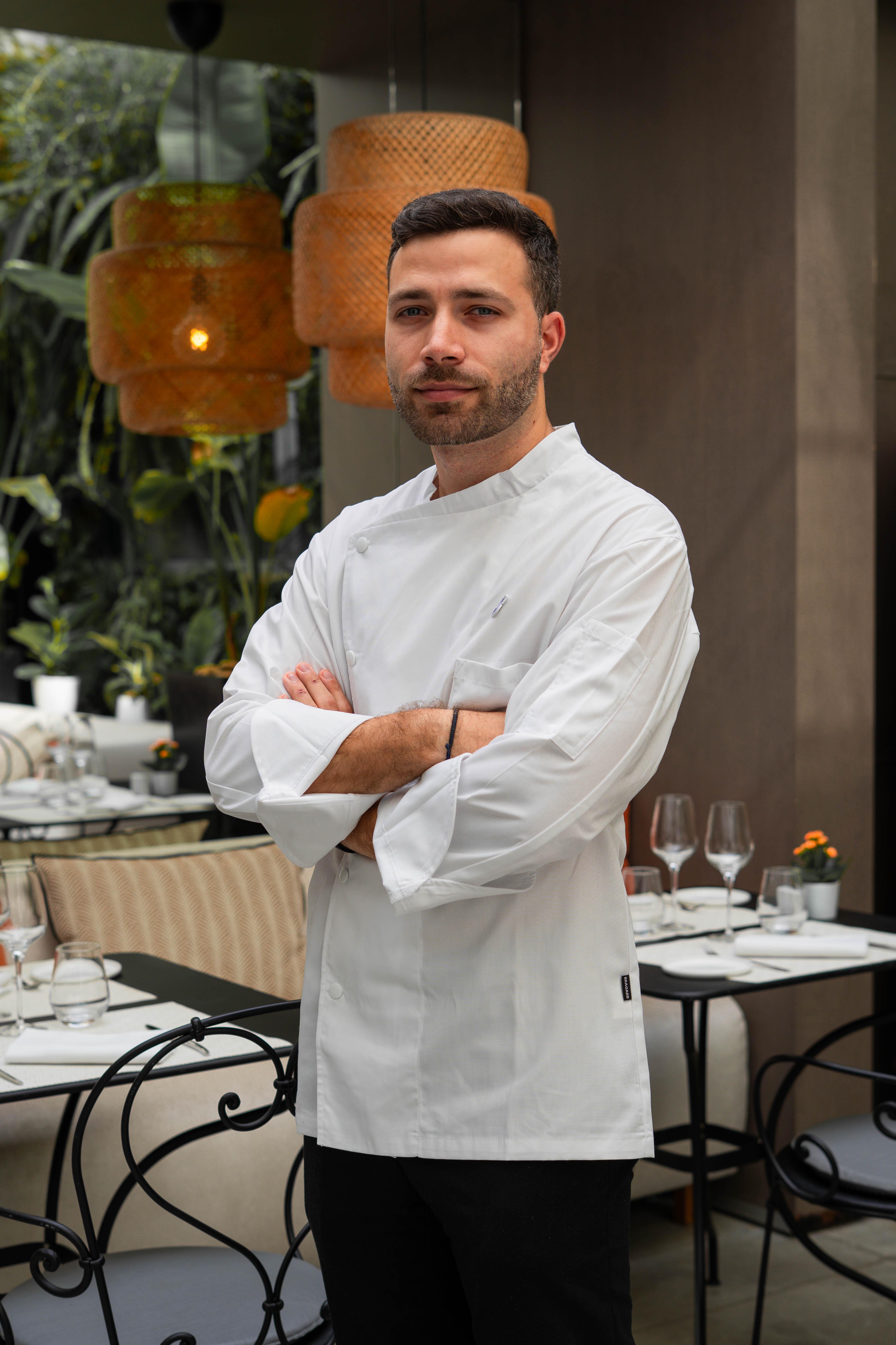 Le chef Stefano Stafie du restaurant de l’hôtel de Sers 