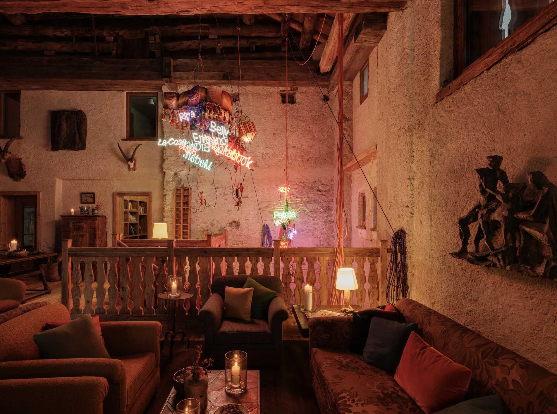 Le Bar de l’hôtel © Chesa Marchetta