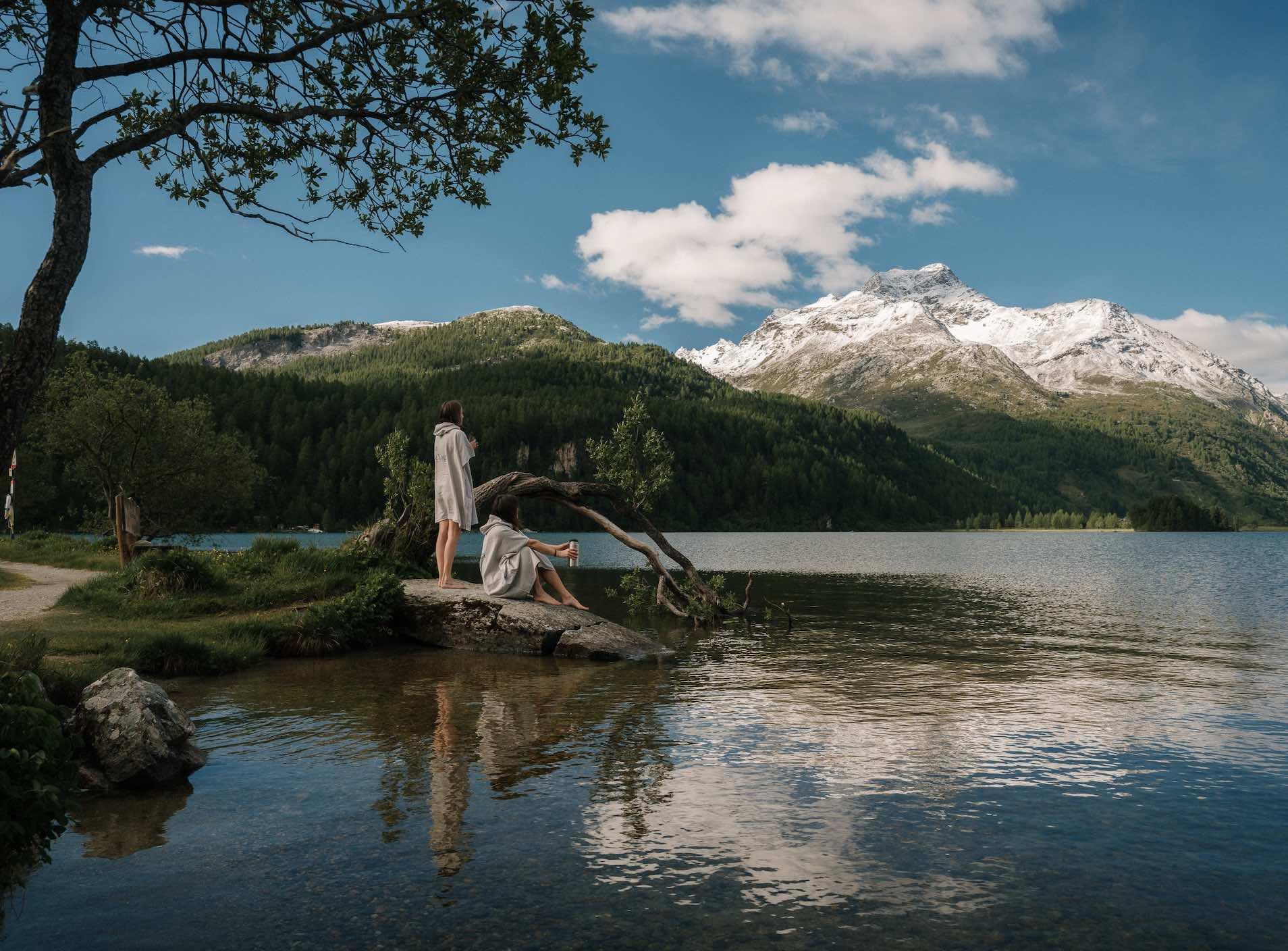 Le lac où pratiquer l’immersion en eau glacée © Chesa Marchetta
