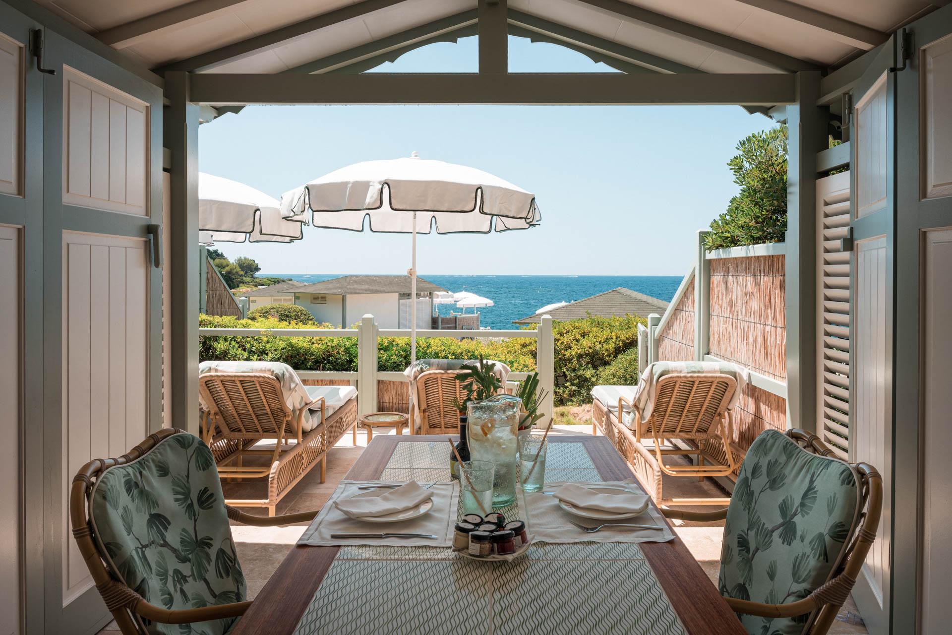 L’Hôtel du Cap-Eden-Roc et ses cabanes © Circé Lefebvre
