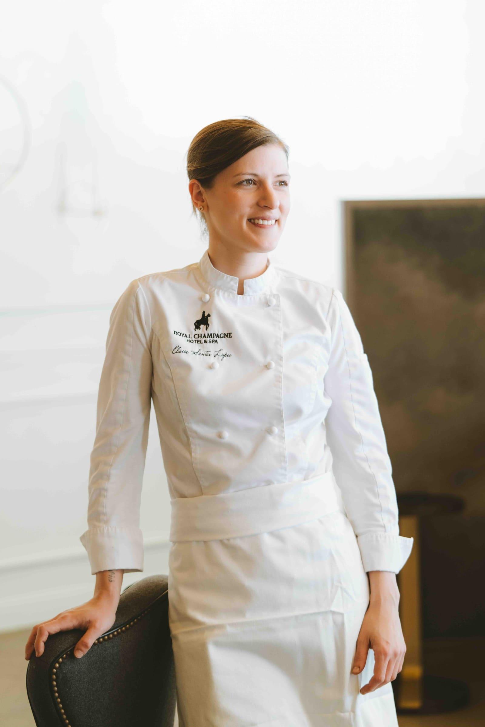 La cheffe Claire Santos Lopes © Royal Champagne