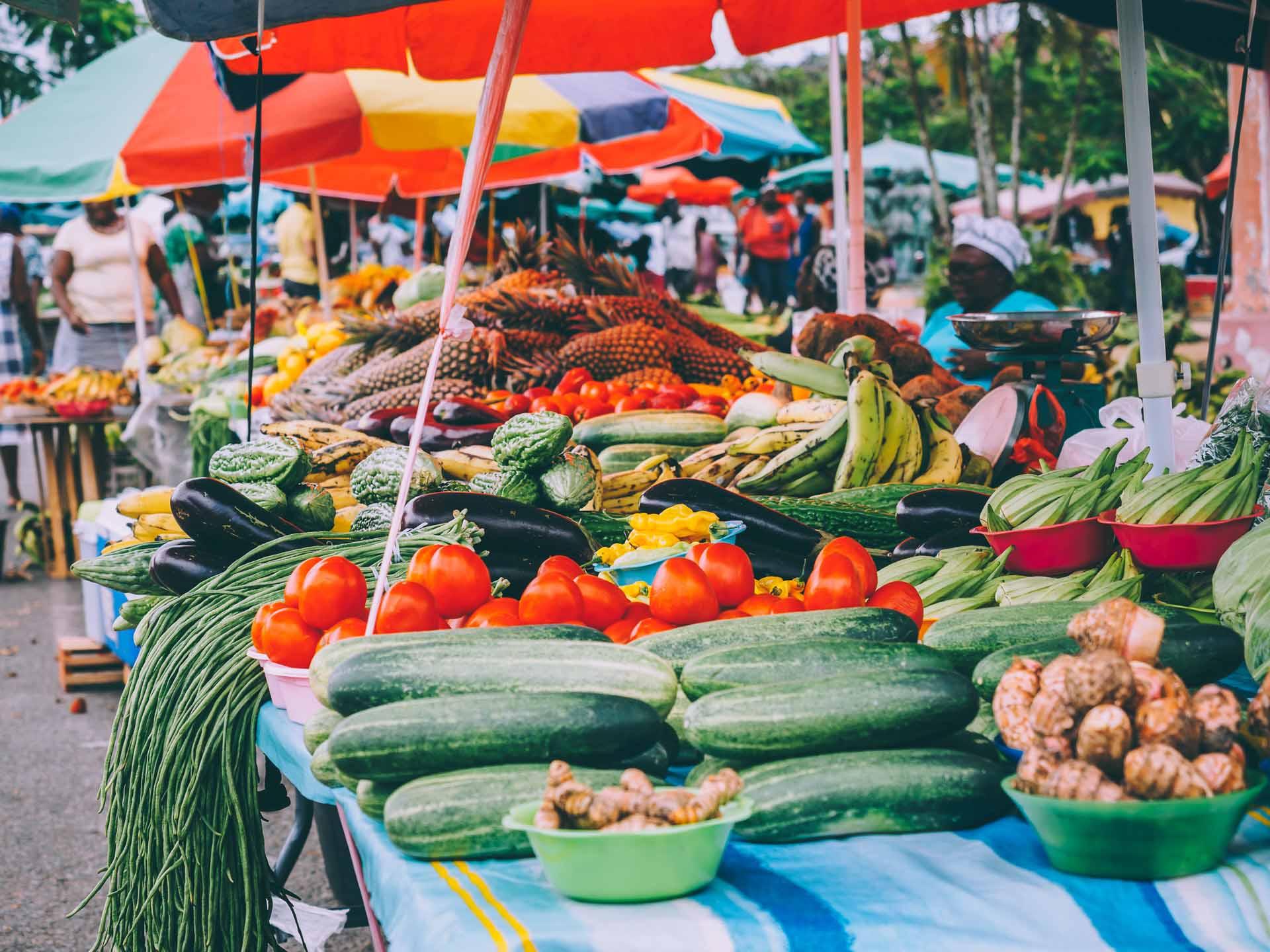 Les marchés de Guyane © Atout France