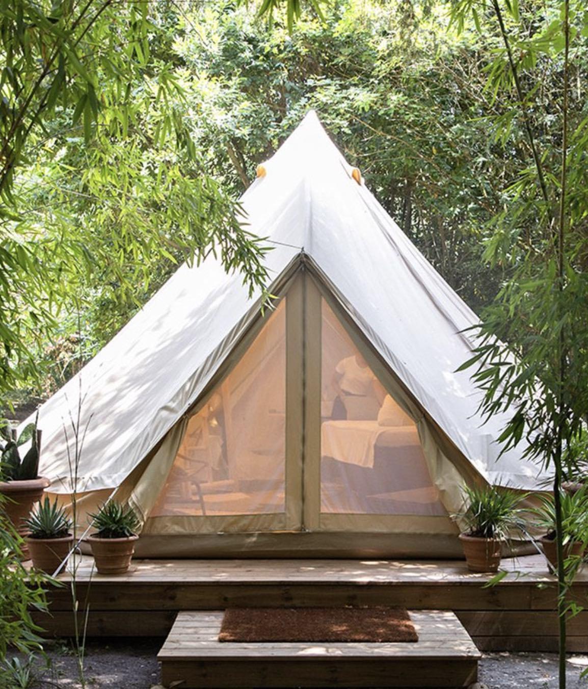 La yourte, refuge bien-être de l’hôtel © La Maison d’Estournel