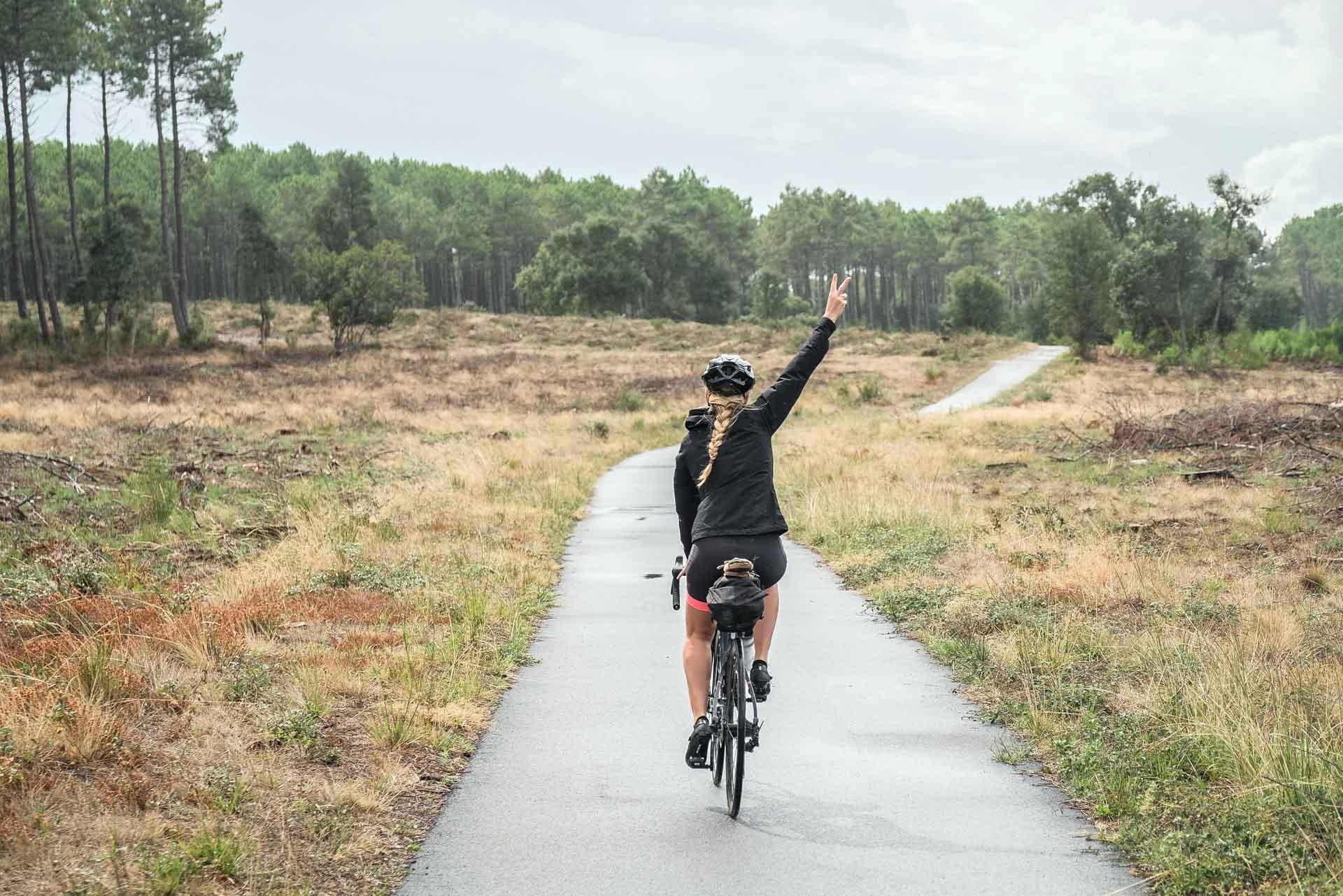 La côte landaise le long de la Vélodyssée © Tourisme Landes - 1duvet pour 2