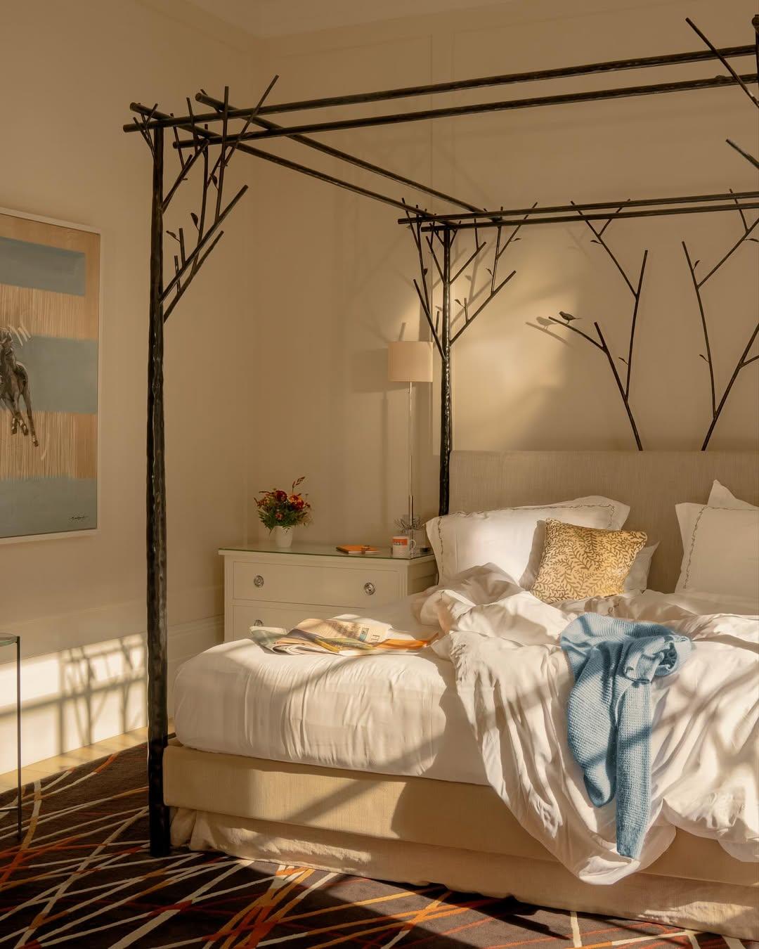 Une chambre de l’hôtel Coworth Park © Dorchester Collection