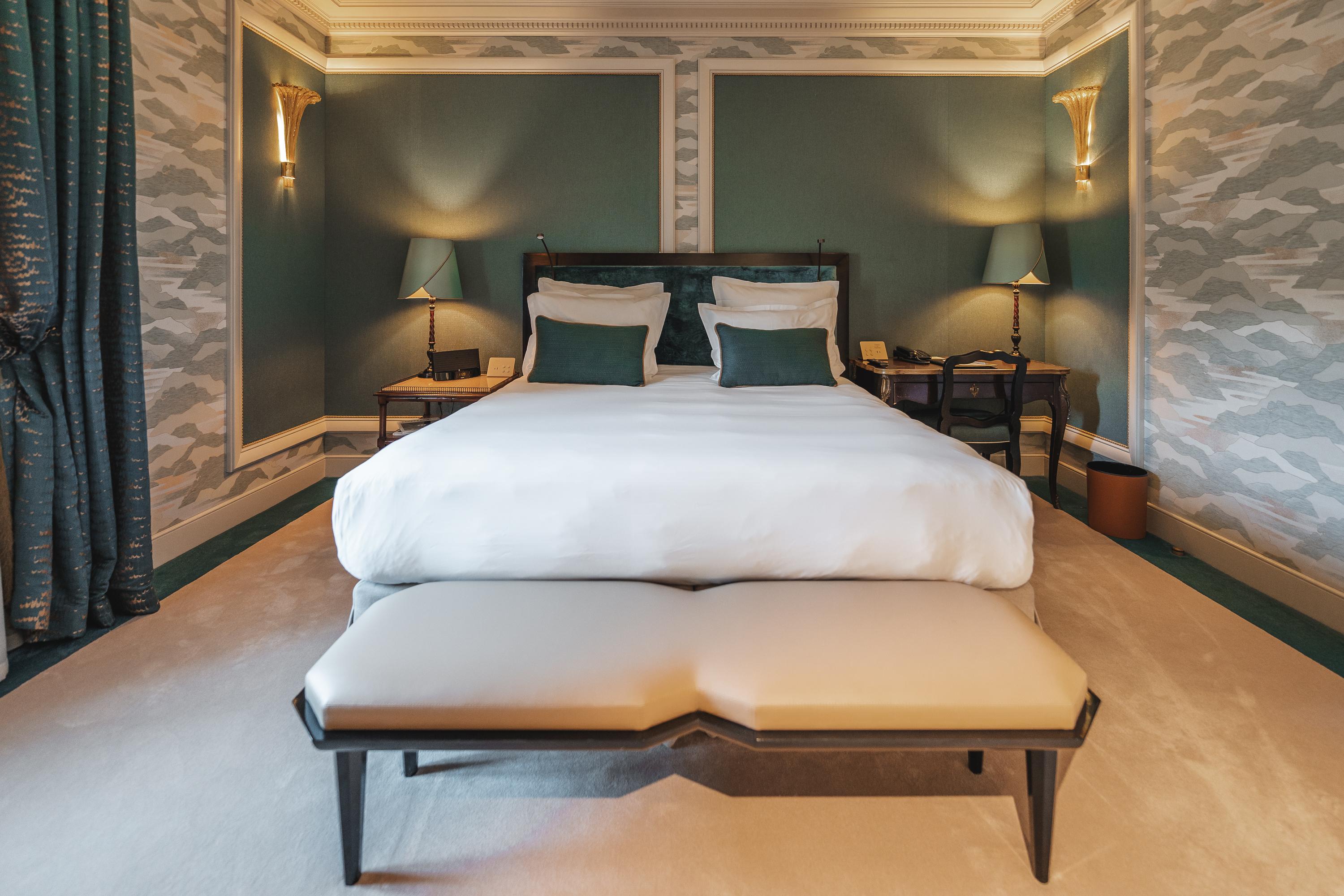 Une chambre de l’hôtel de Pavie 