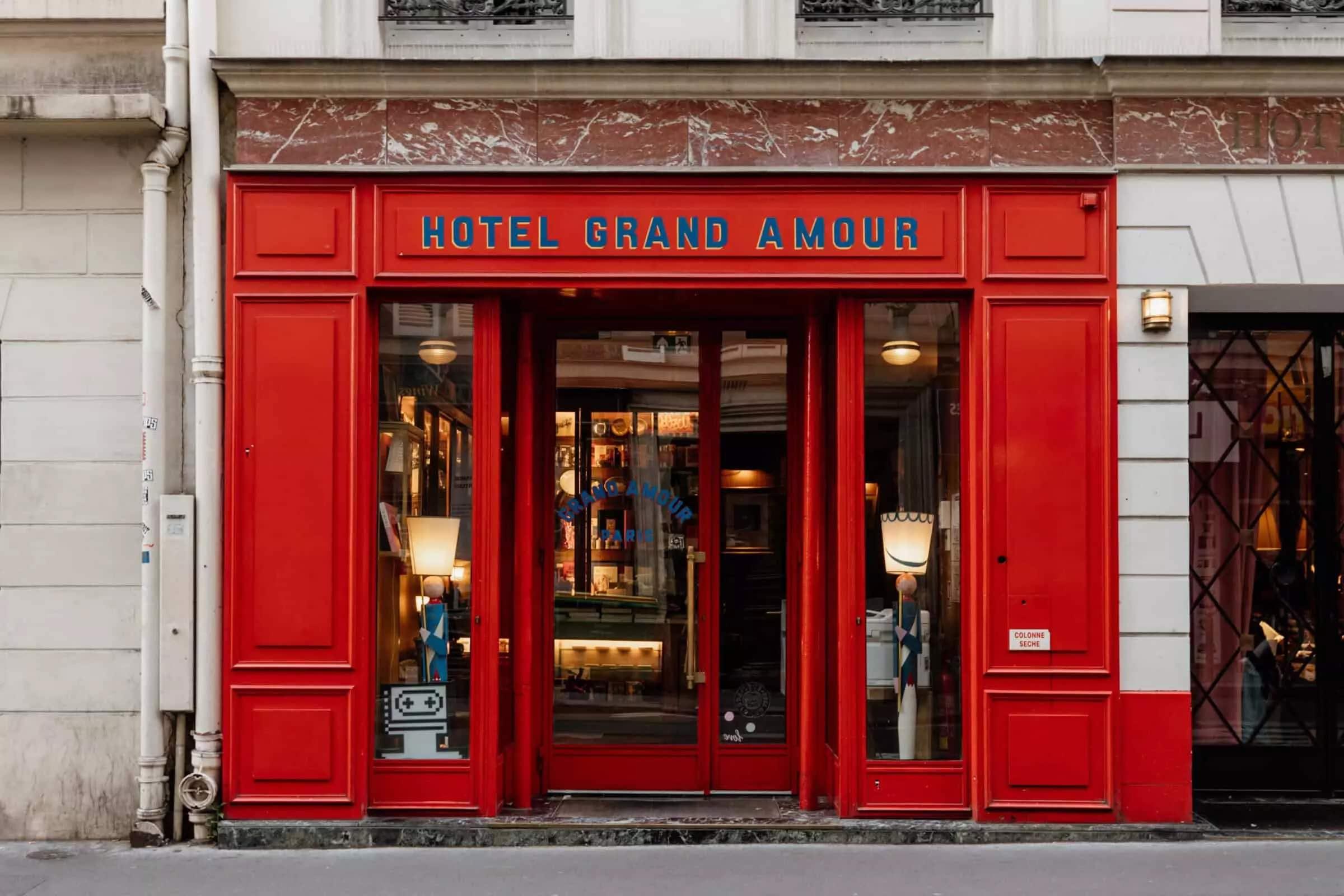 Façade de l’Hôtel Grand Amour © Hôtel Grand Amour 