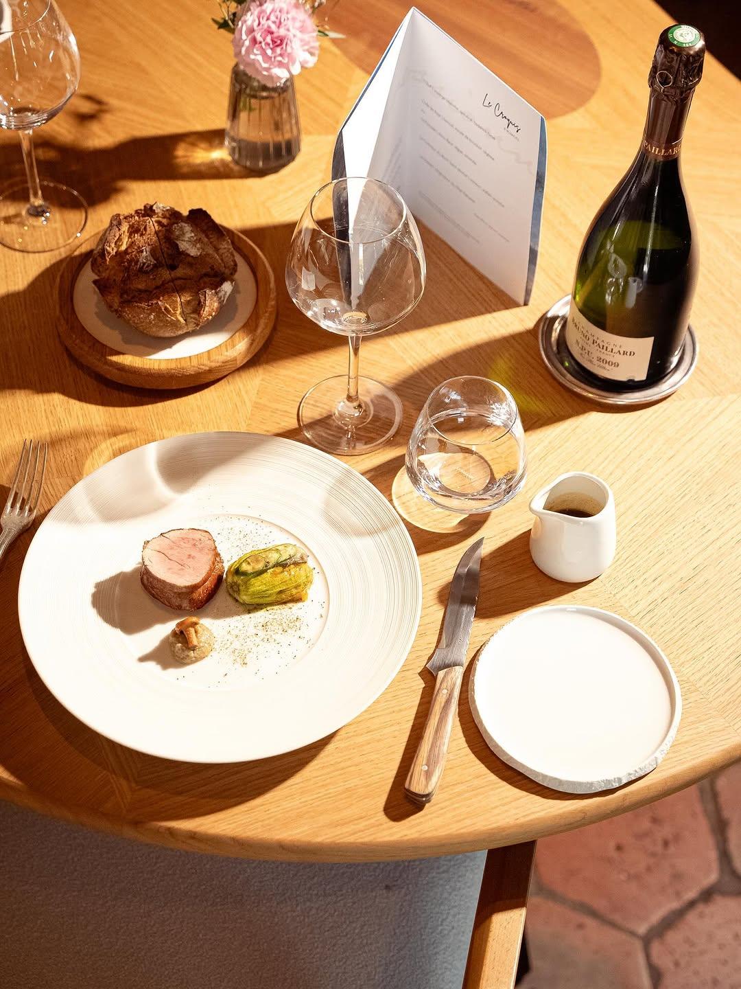 Déjeuner à l’hôtel en Normandie © Ferme Saint Siméon