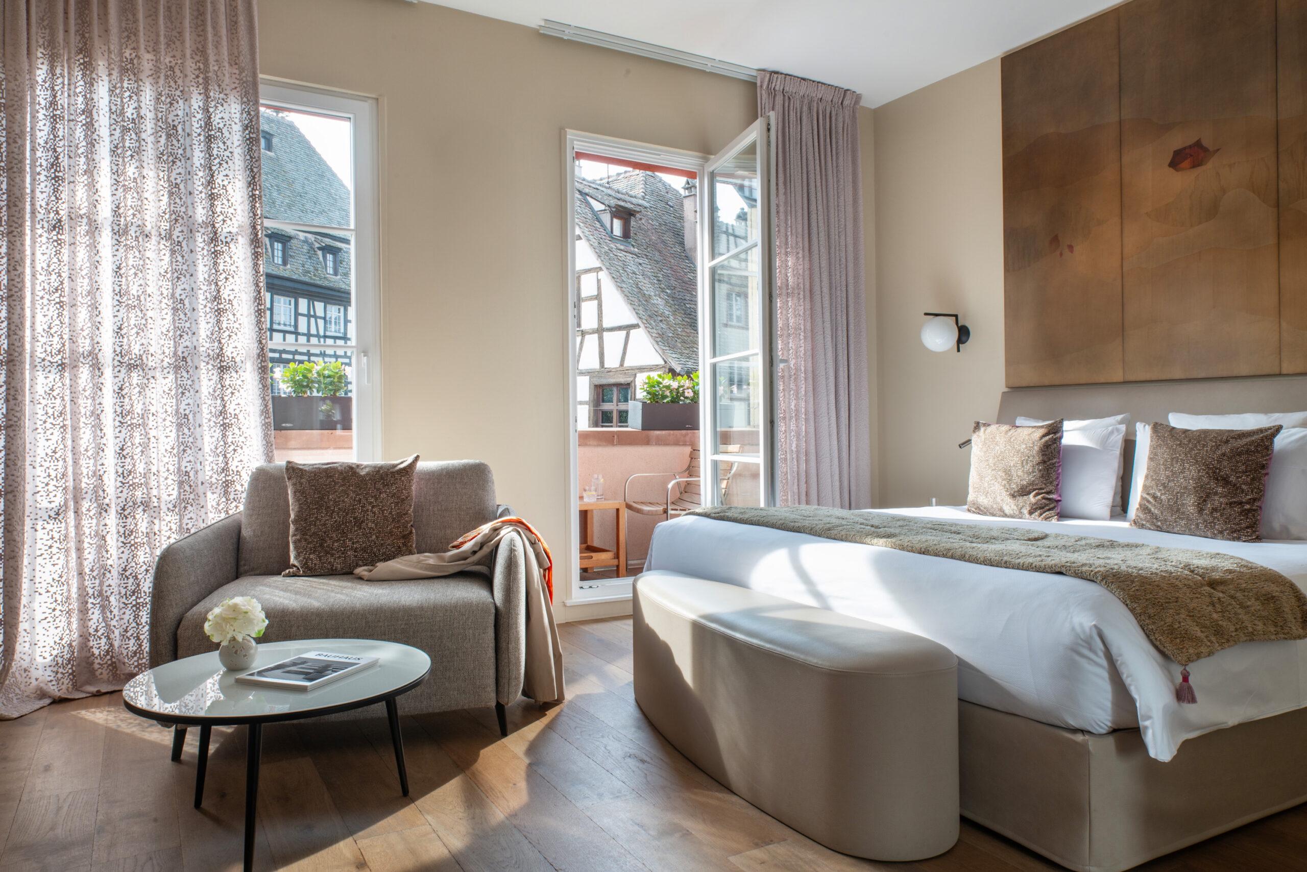 La chambre Deluxe de l’hôtel © Régent Petite France