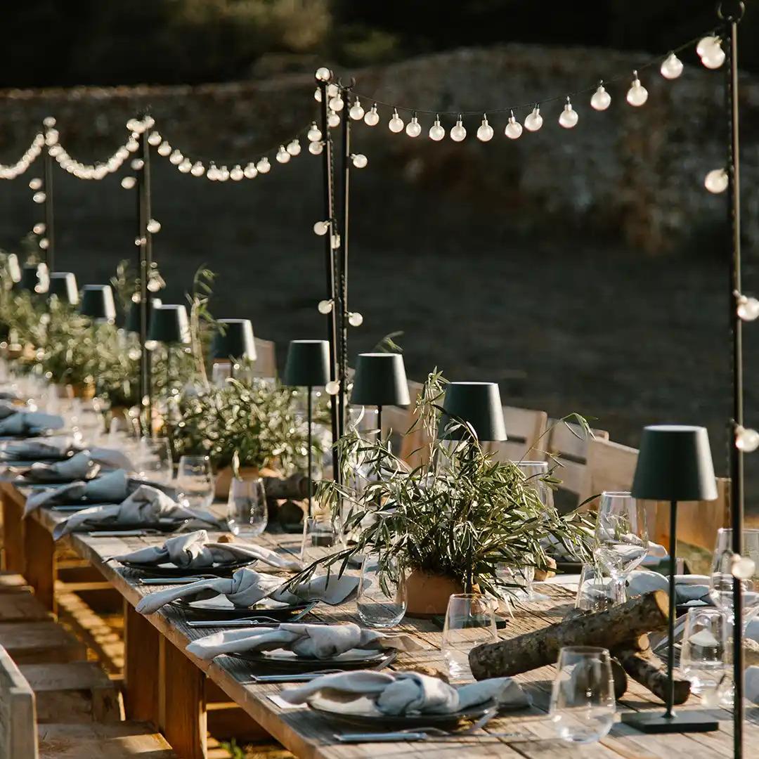 Diner dans les vignes barbecue Torre Vella © Site officiel de Santa Ponsa Menorca