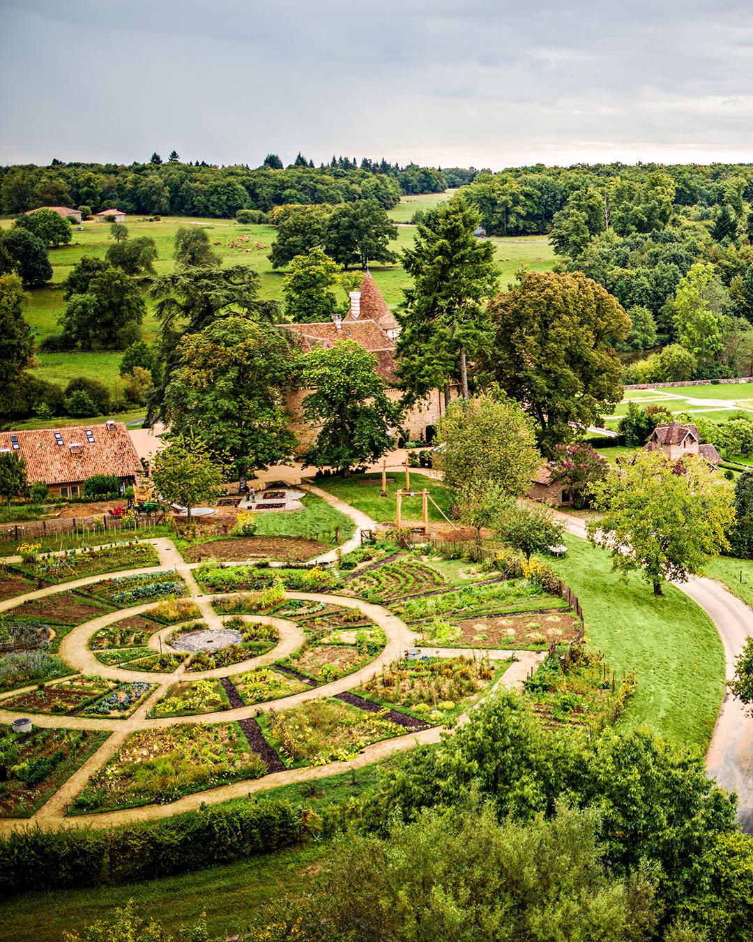 Le potager du Domaine des Étangs © Domaine des Étangs