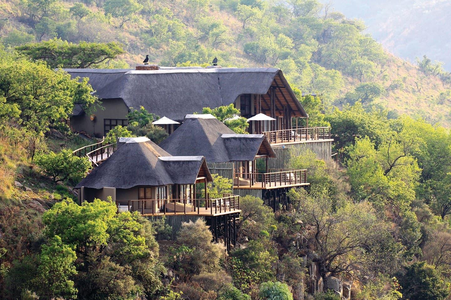 Vue aérienne © Esiweni Luxury Safari Lodge