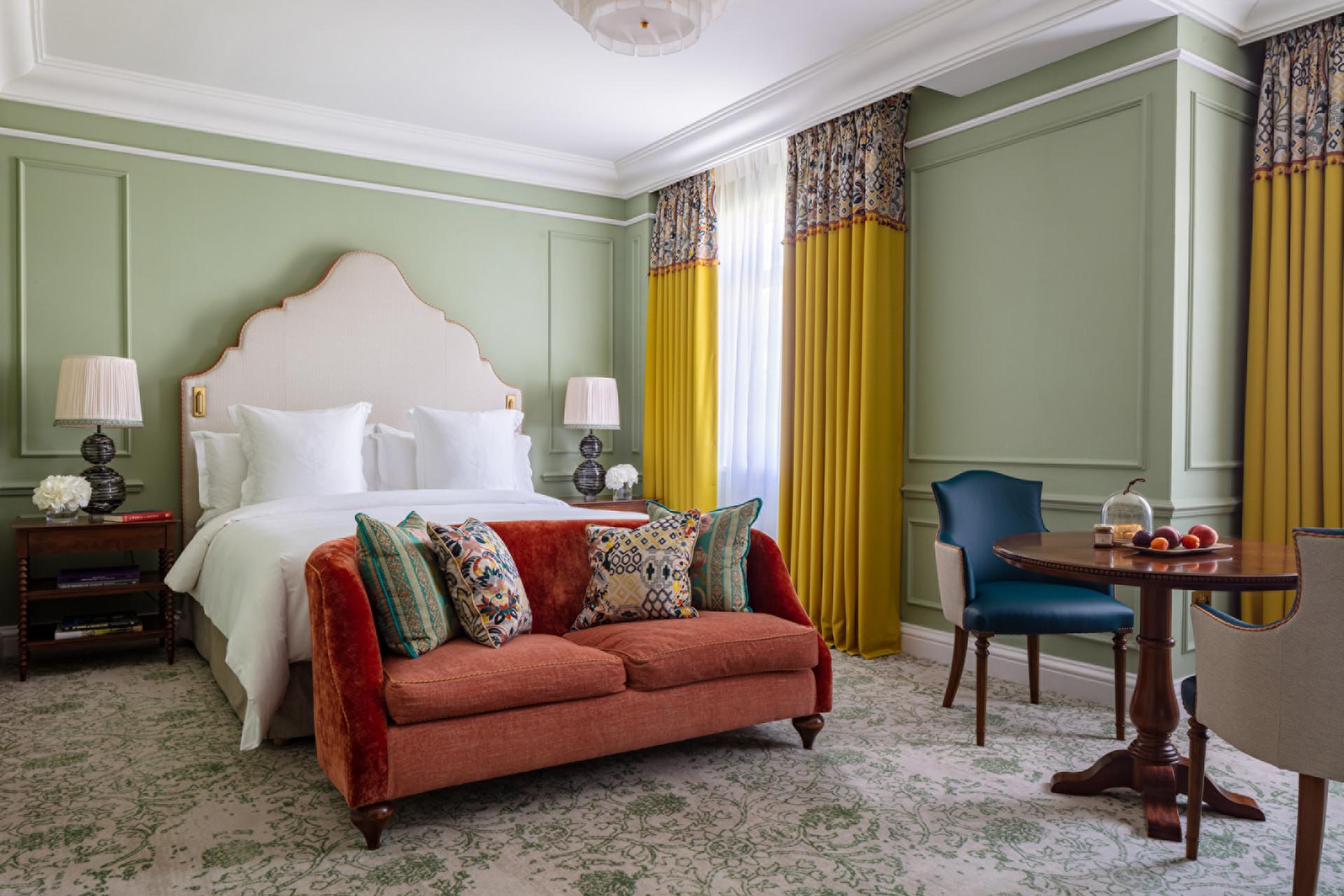 Une des chambres de l’hôtel © Four Seasons Hampshire
