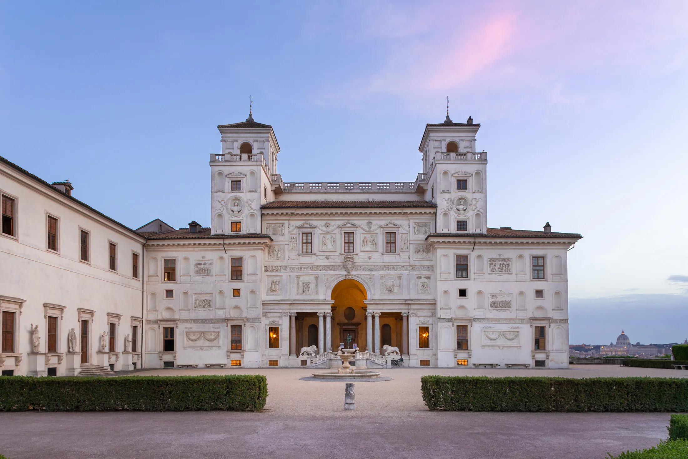  Façade de la Villa Médicis à Rome © Daniele Molajoli