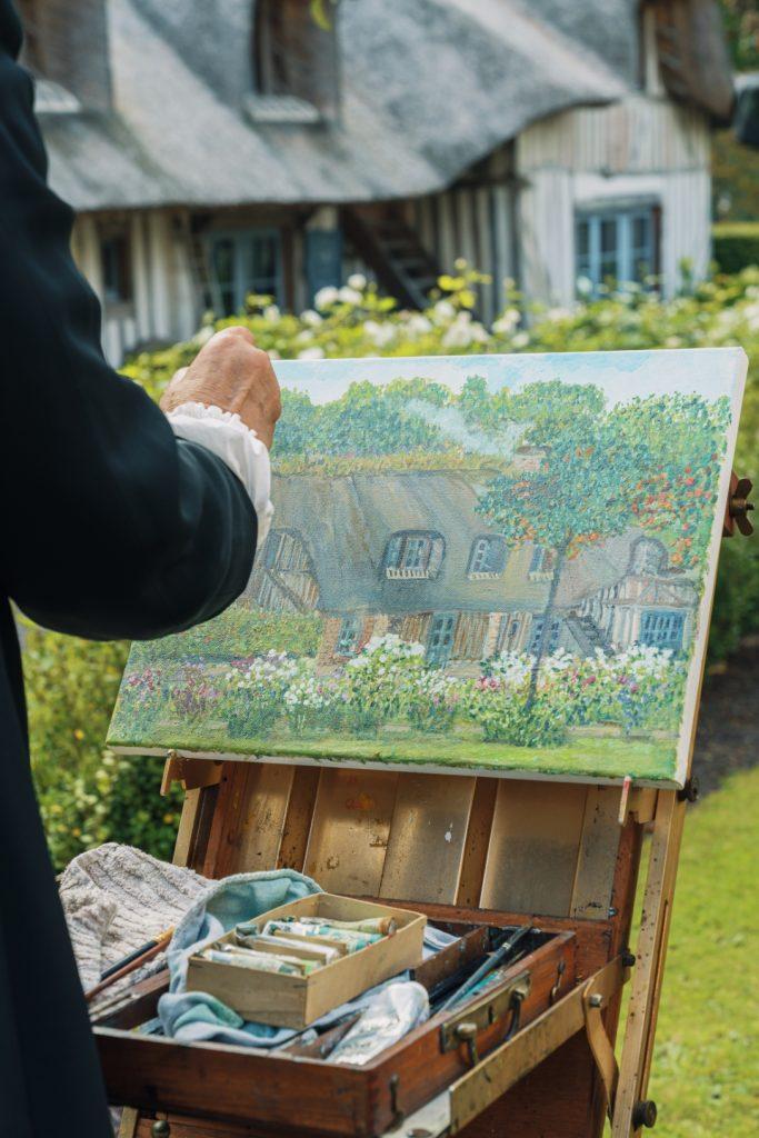 Un voyage sur le thème de la peinture impressionniste à l’hôtel © La Ferme St-Siméon