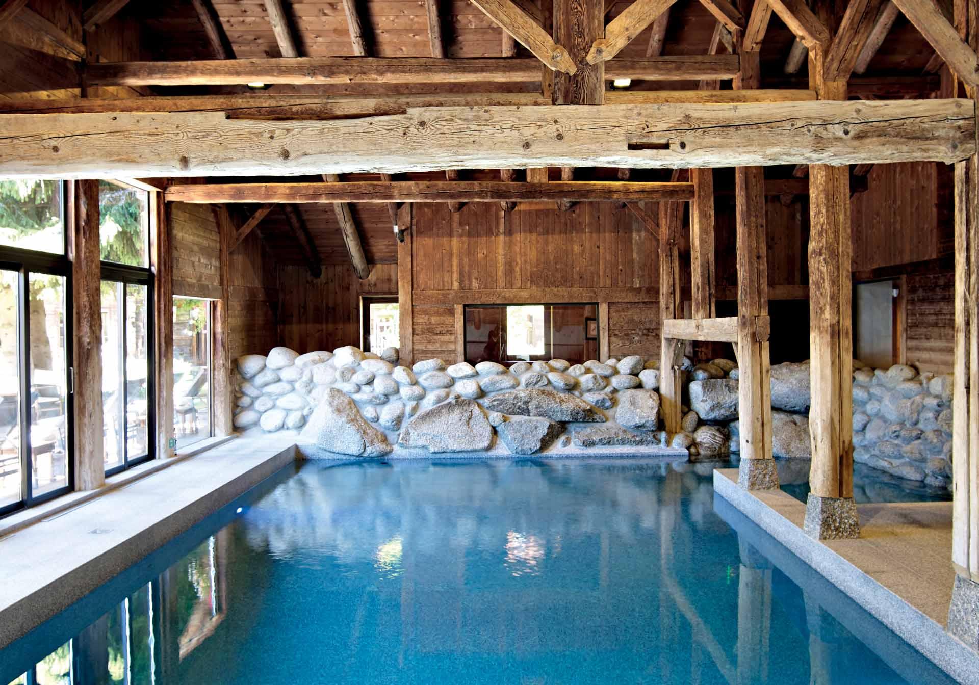 Le spa de l’hôtel Les Fermes de Marie © Di Orio