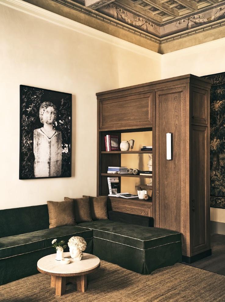 Un des appartements de La Réserve Firenze © Matthieu Salvaing