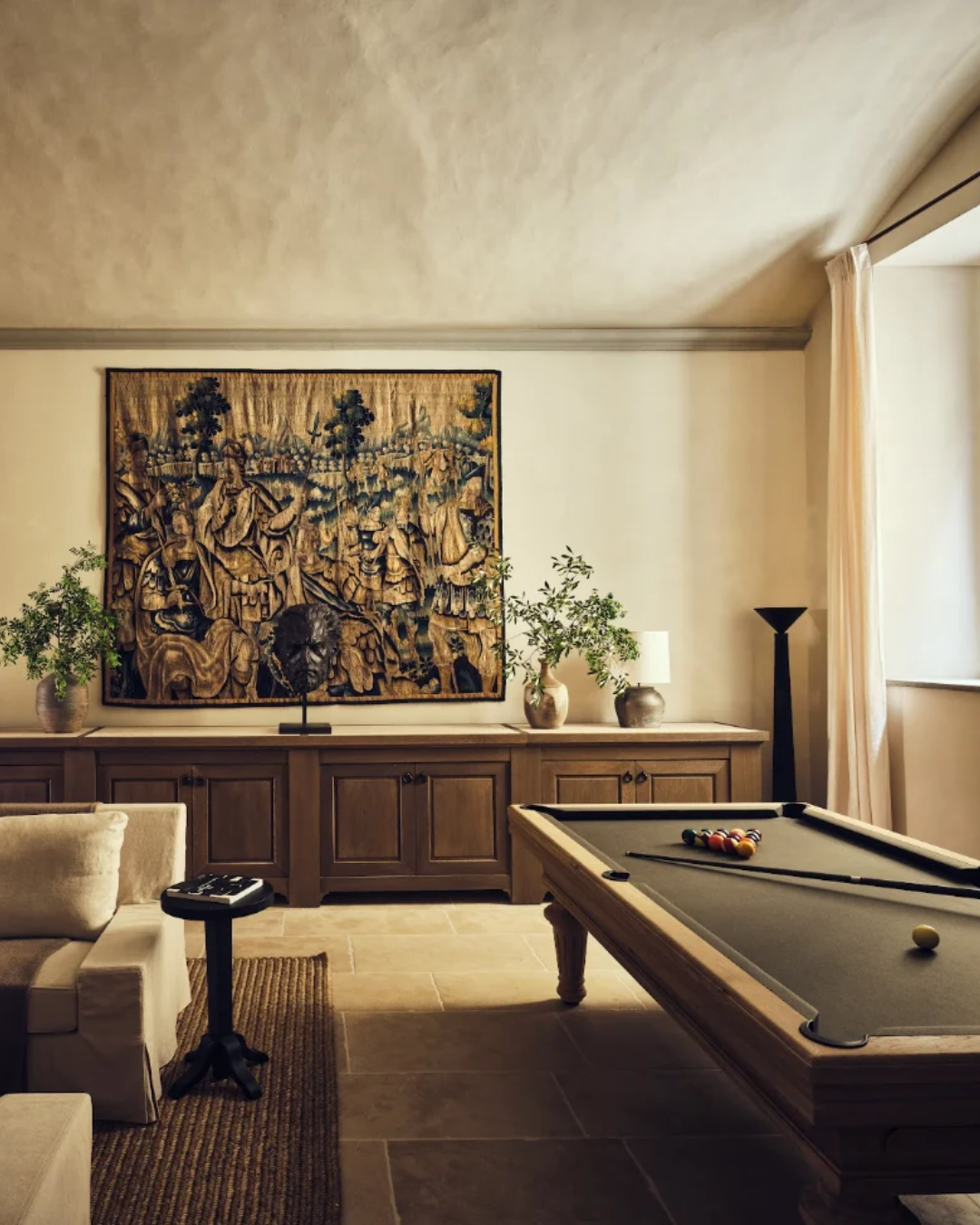 La salle de jeu de l’hôtel florentin © Matthieu Salvaing