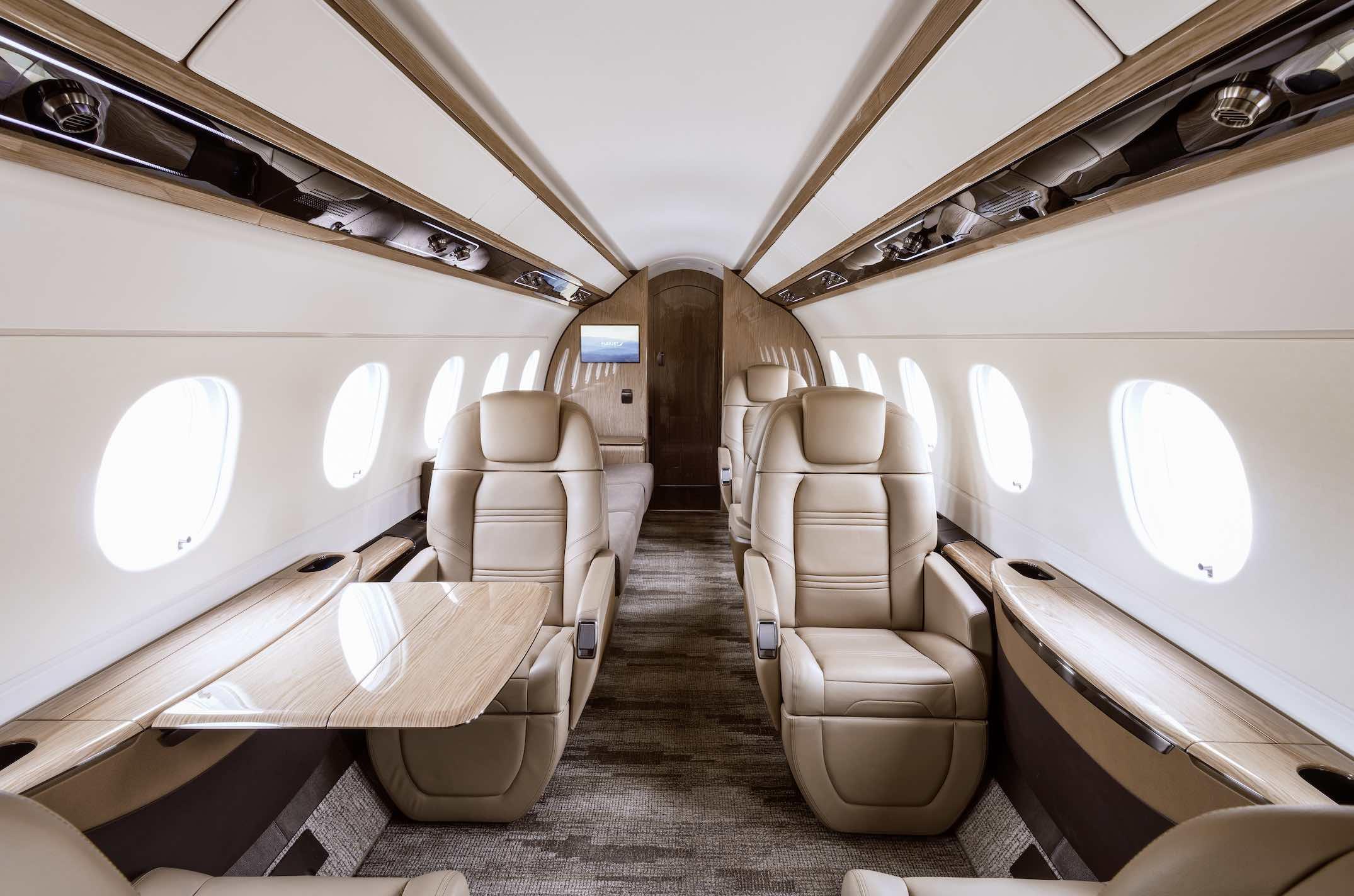 La cabine du Praetor 600 © Flexjet