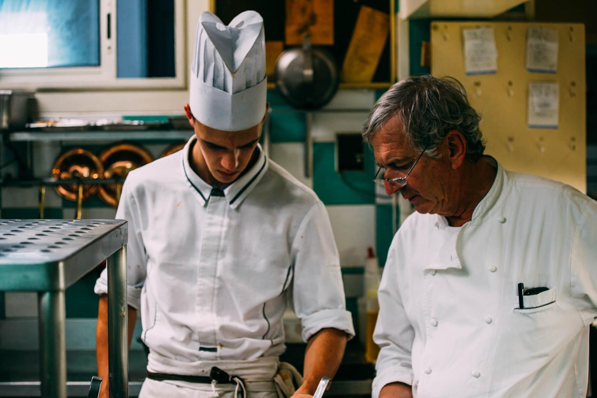 Le chef Coussau au Relais de la Poste © Sébastien Chebassier