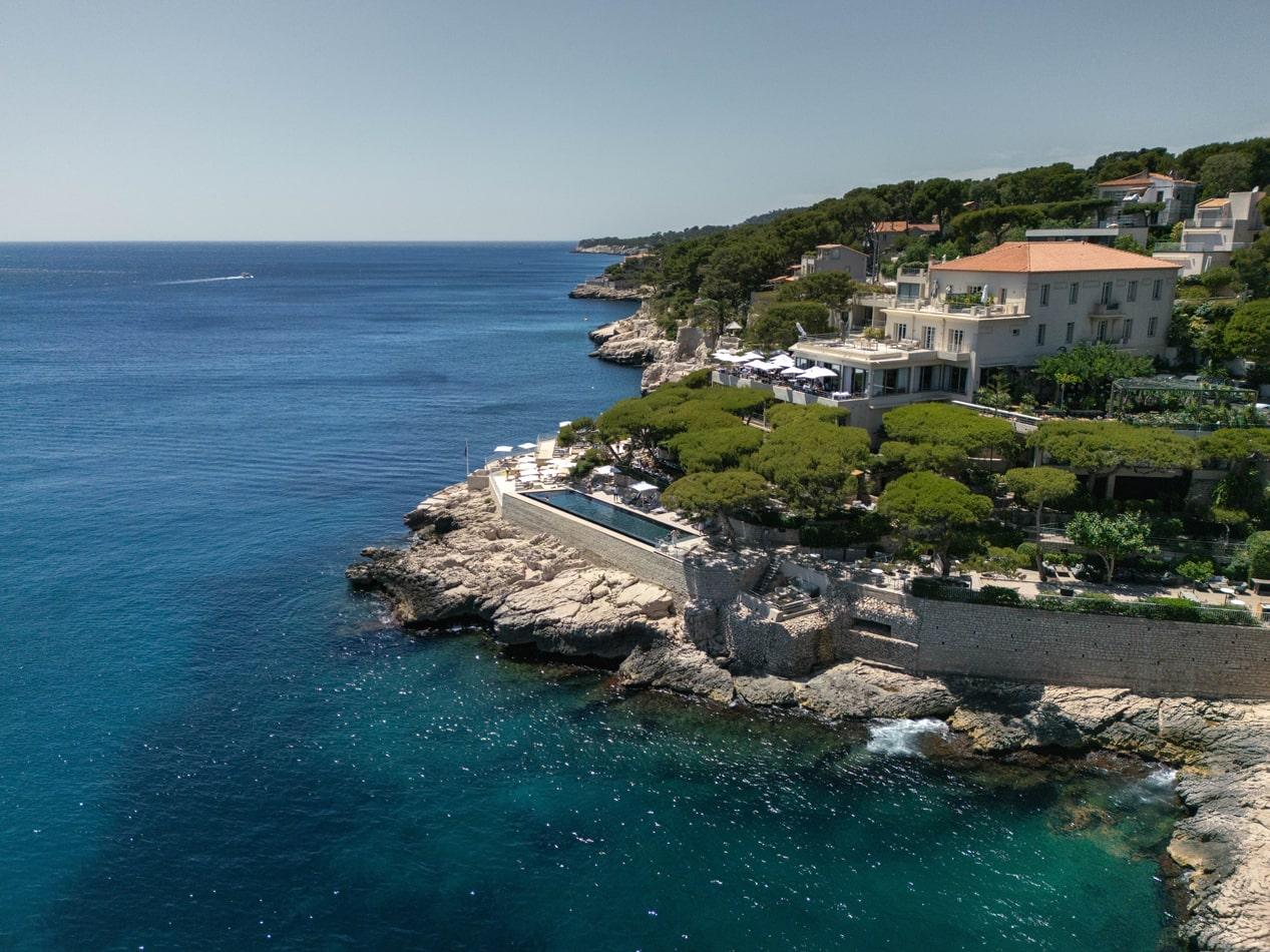 Hôtel 5 étoiles en bord de mer © Les Roches Blanches Cassis
