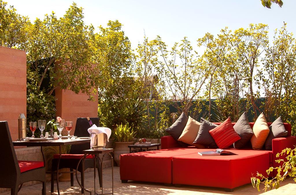 La terrasse privée de la Suite Chems | © La Maison Arabe