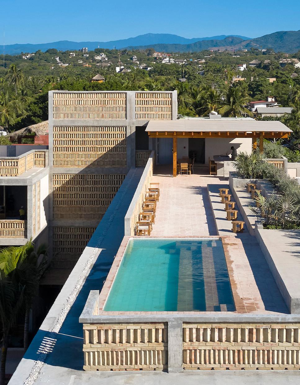 L’hôtel Humano au Mexique © Grupo Habita 