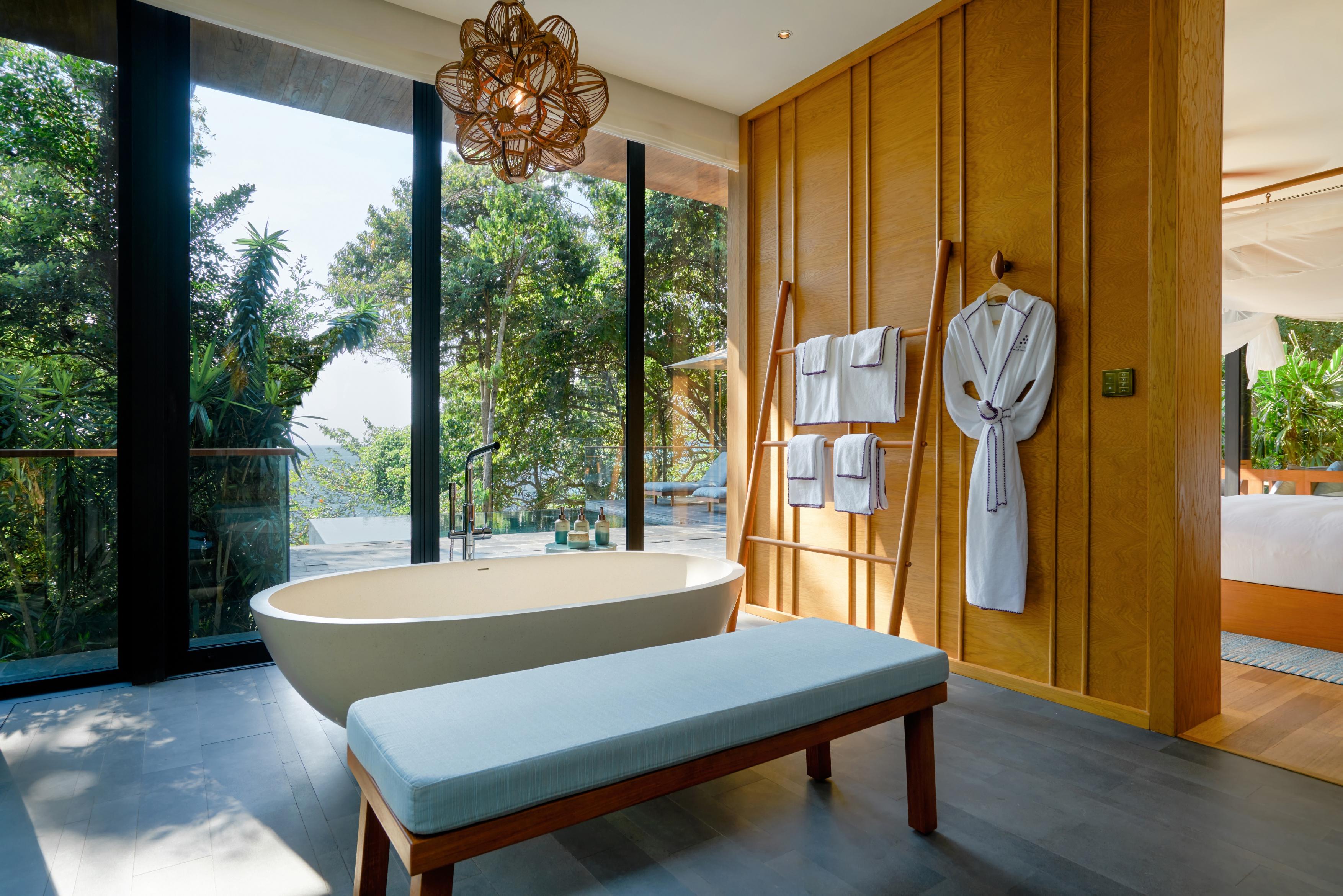 Salle de bains, Six Senses Krabey Island 