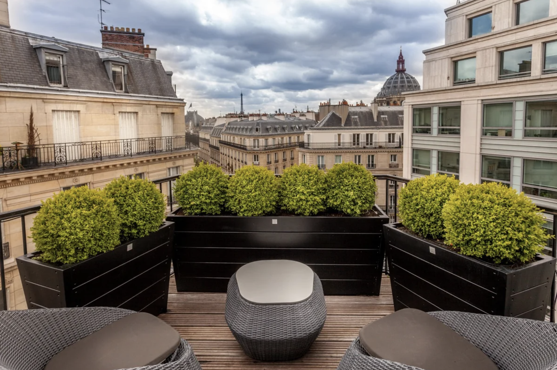 La terrasse de l’hôtel © Hôtel Le 12