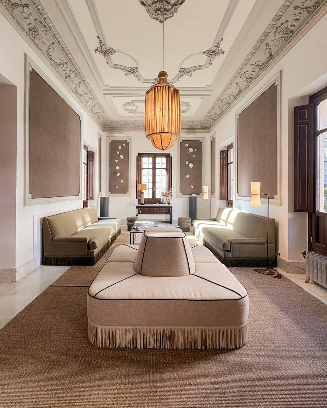 Les parties communes design de l’hôtel © Hospes Palacio de los Patos