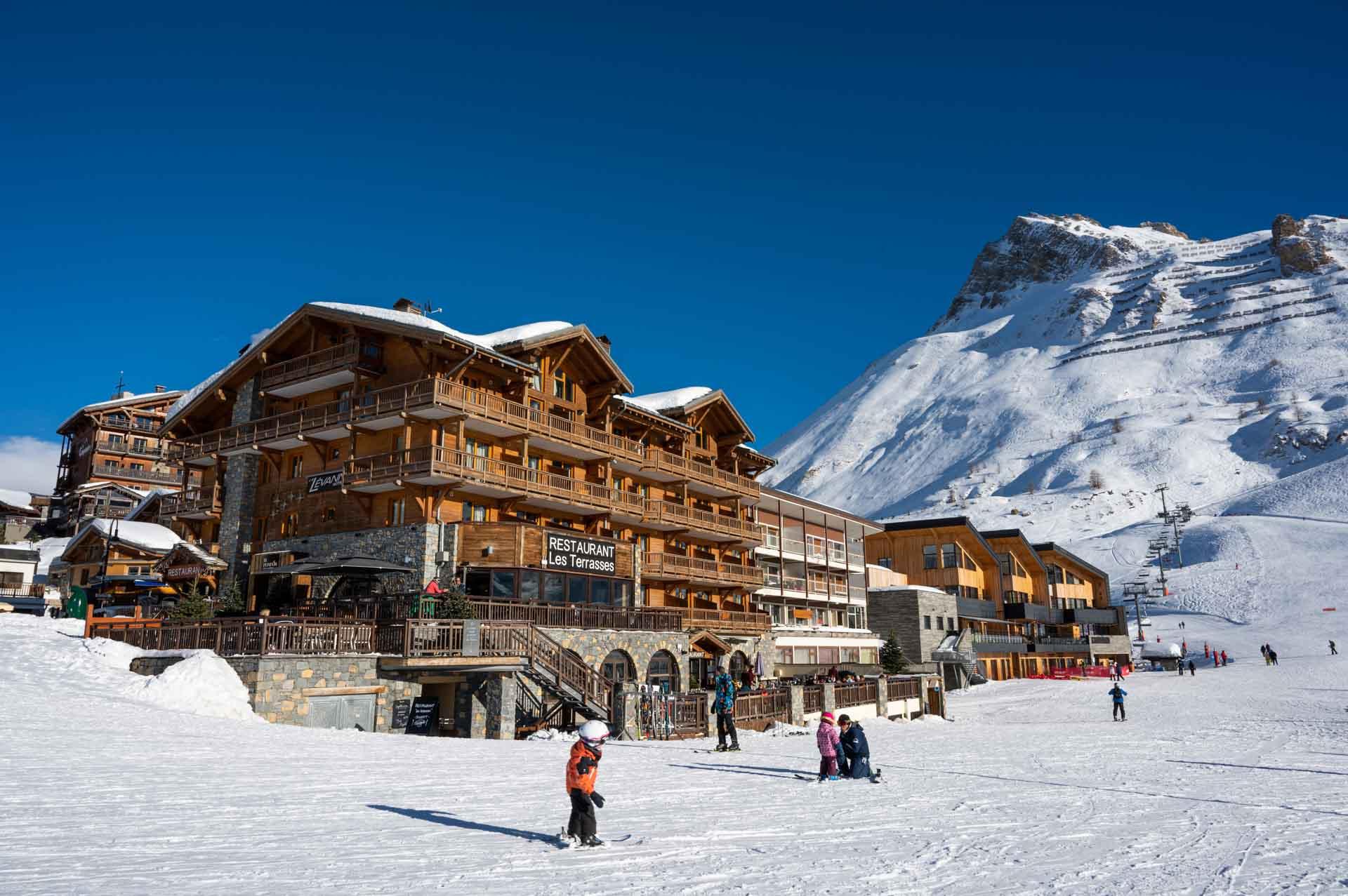 Hotel Levanna sur les pistes © Pascal Beroujon