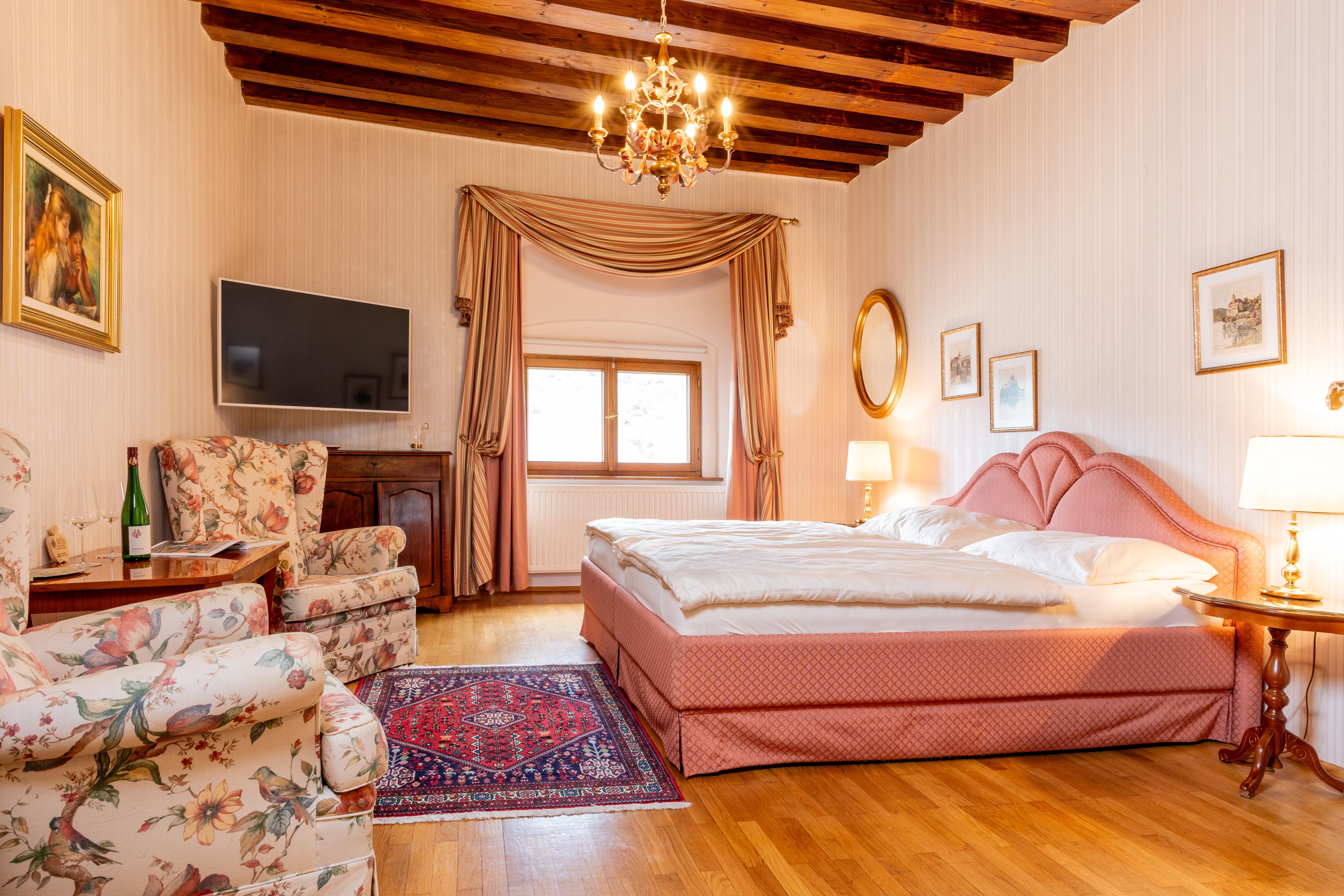 Une chambre dans l’hôtel au cœur de la Wachau © Schloss Dürnstein