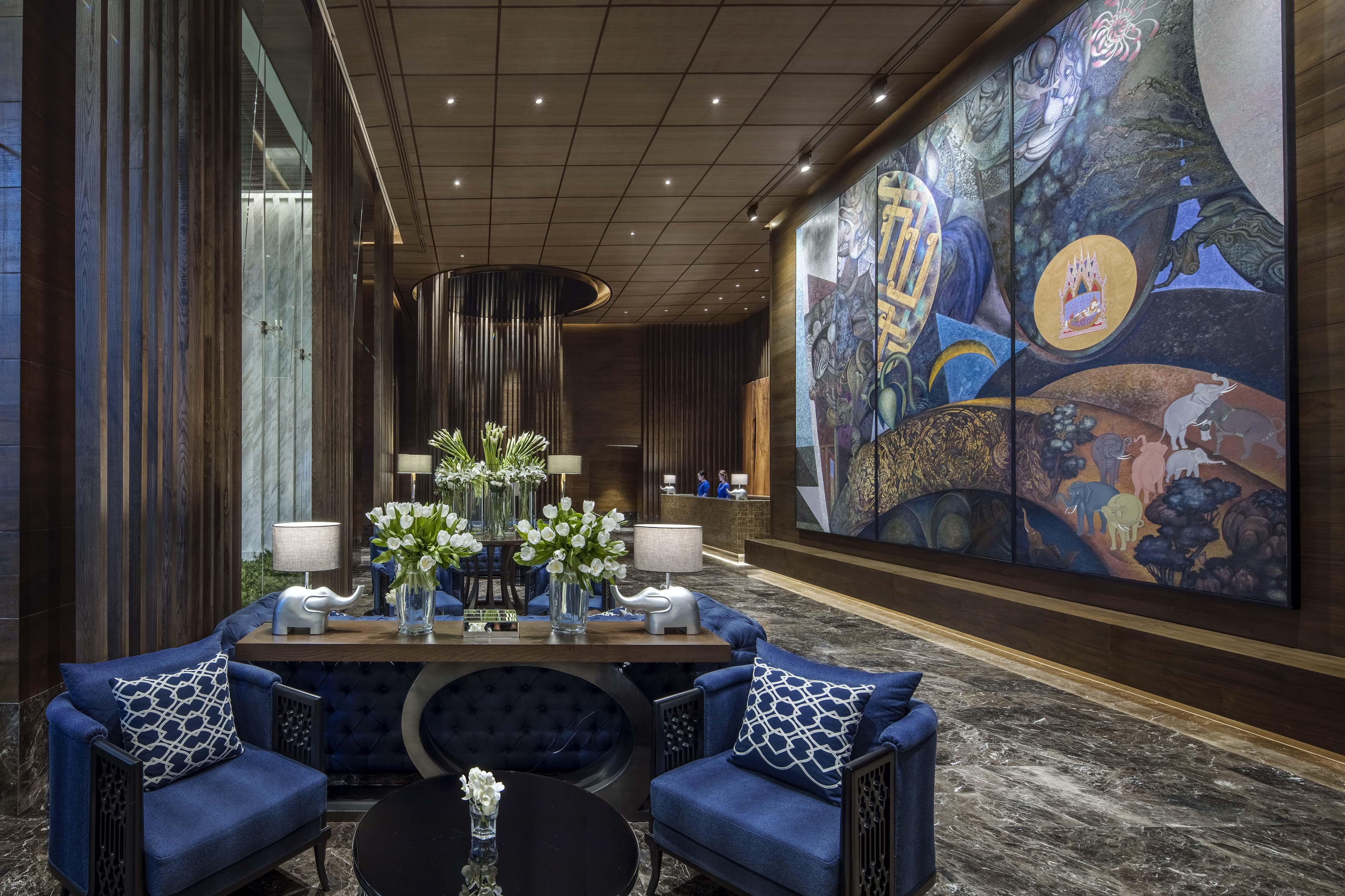 Le lobby de l’hôtel © 137 Pillars Suites & Residences Bangkok 