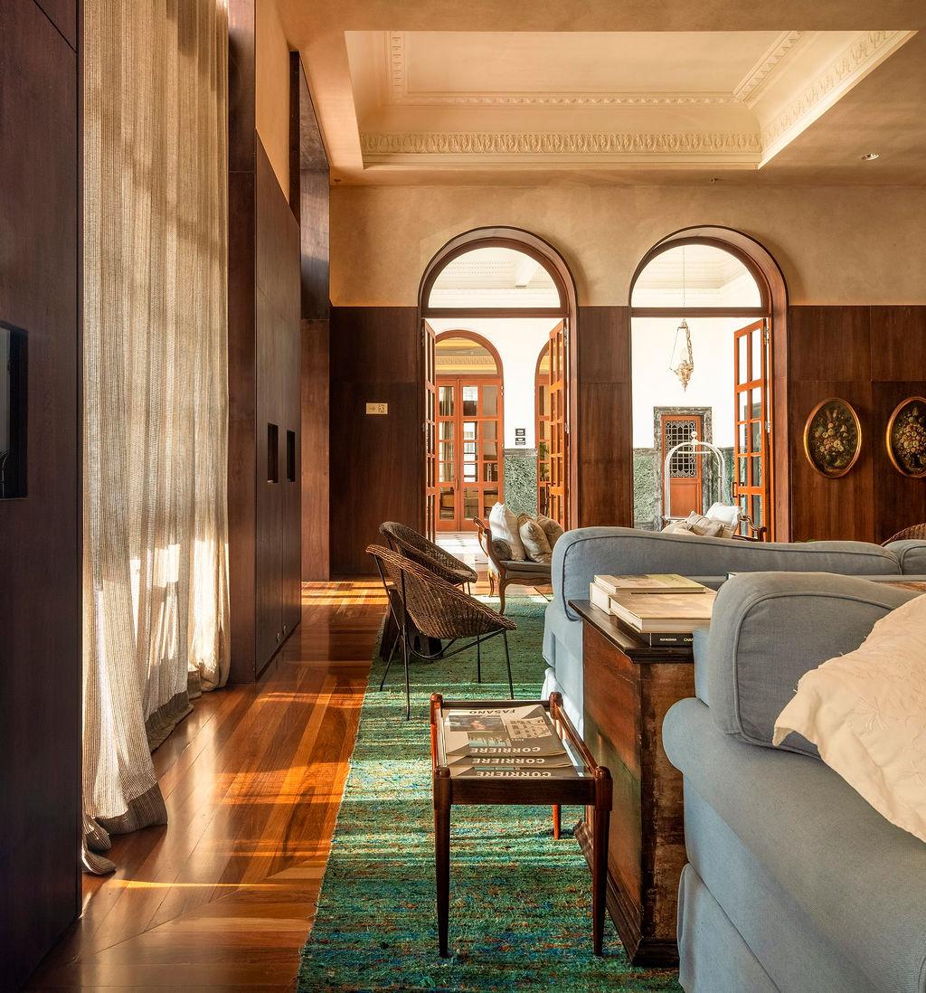 Le lobby de l’hôtel 