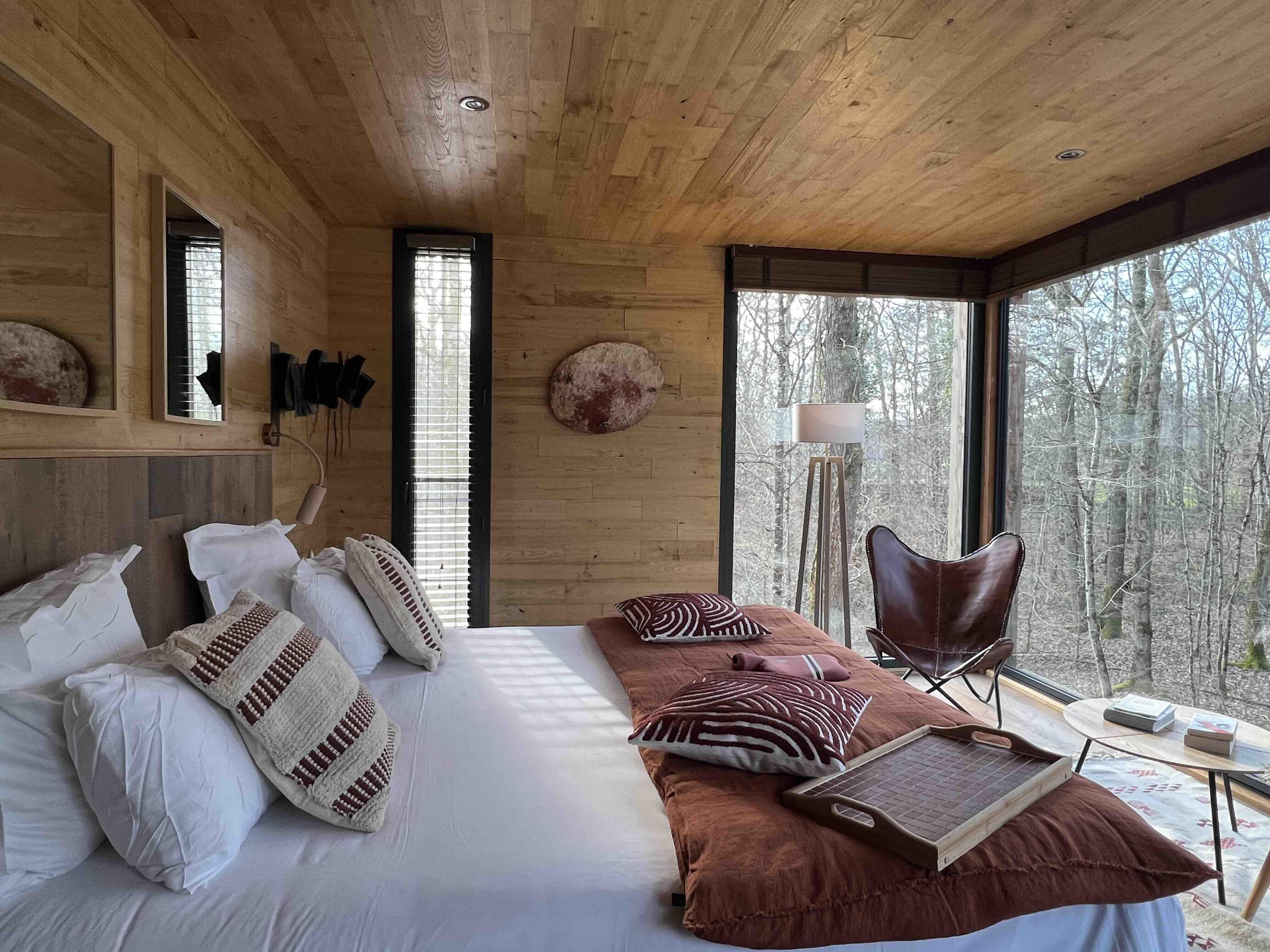 L’hôtel avec spa en forêt Loire Valley Lodges © DR