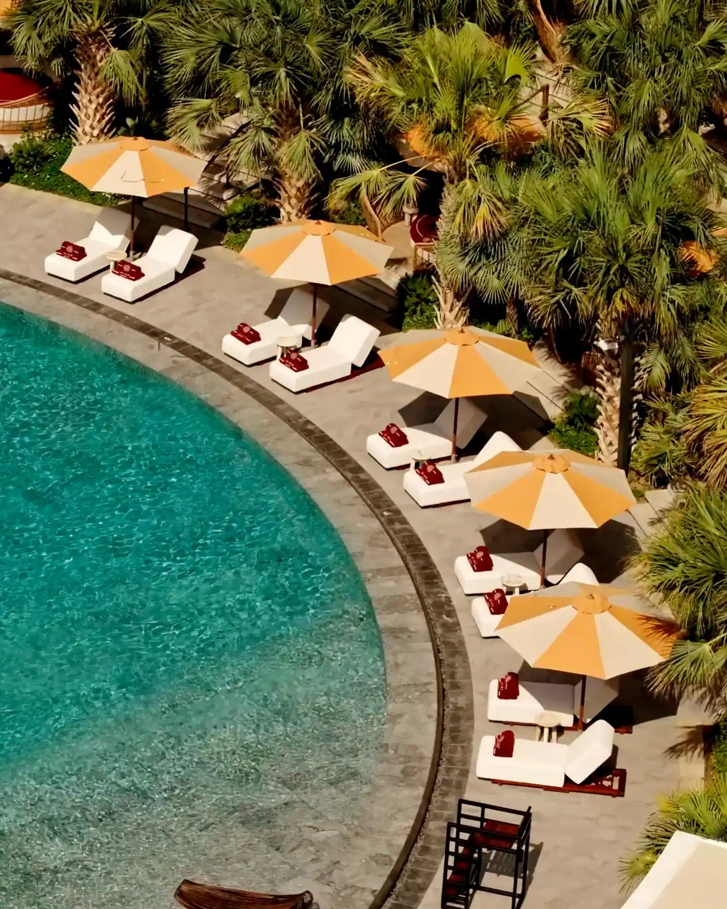 La plage du Beach Club 