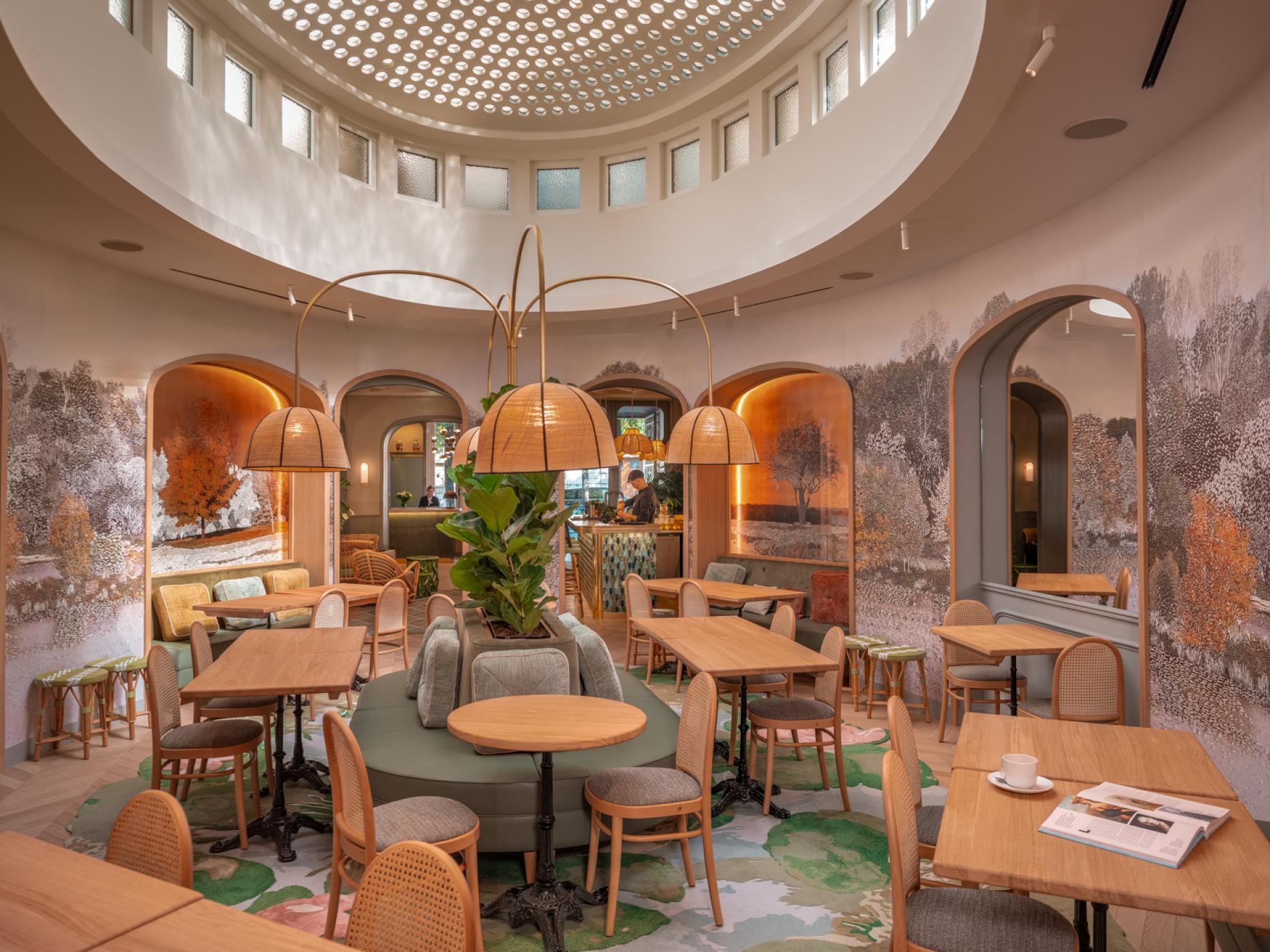 “Le restaurant de l’hôtel Miss Fuller © DR