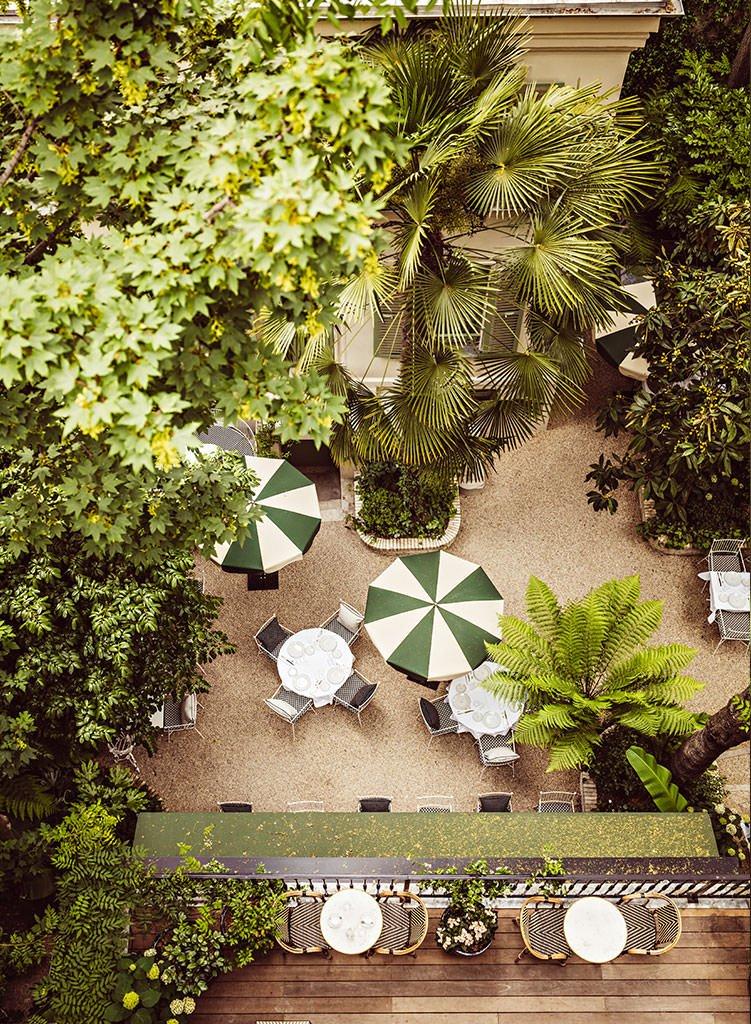 Un jardin privé paysager au cœur de l’hôtel © L’Eldorado