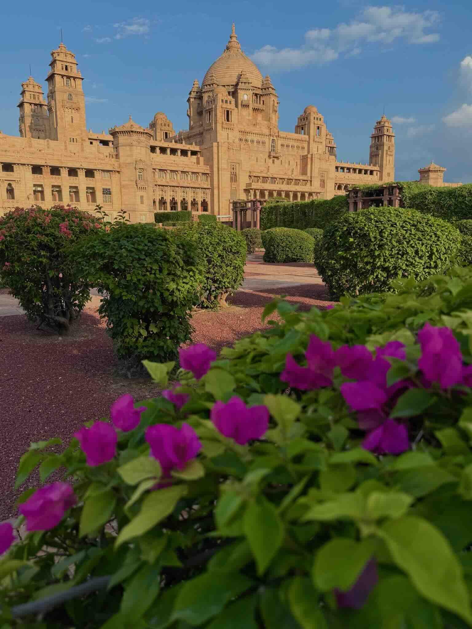 Arrivée au Umaid Bhawan Palace © Emmanuel Laveran
