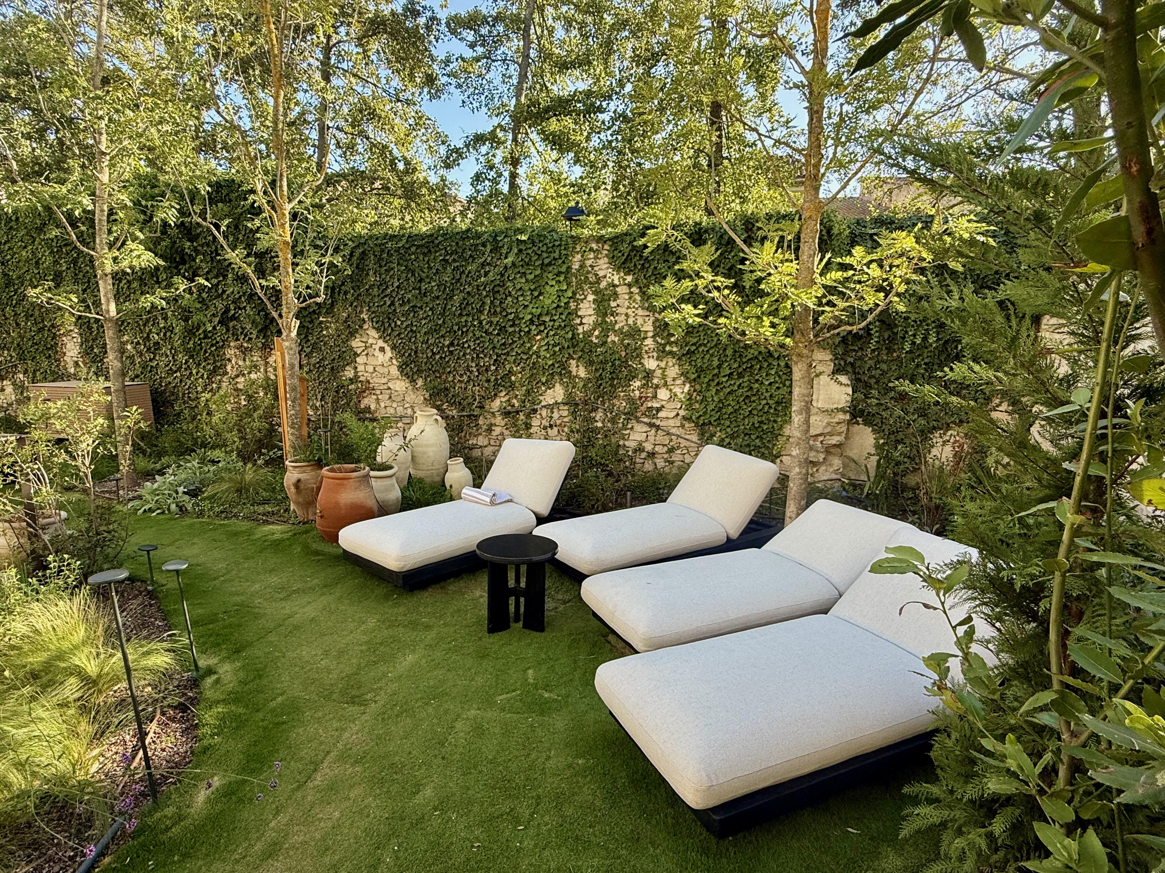 Le jardin de l’hôtel © Emmanuel Laveran