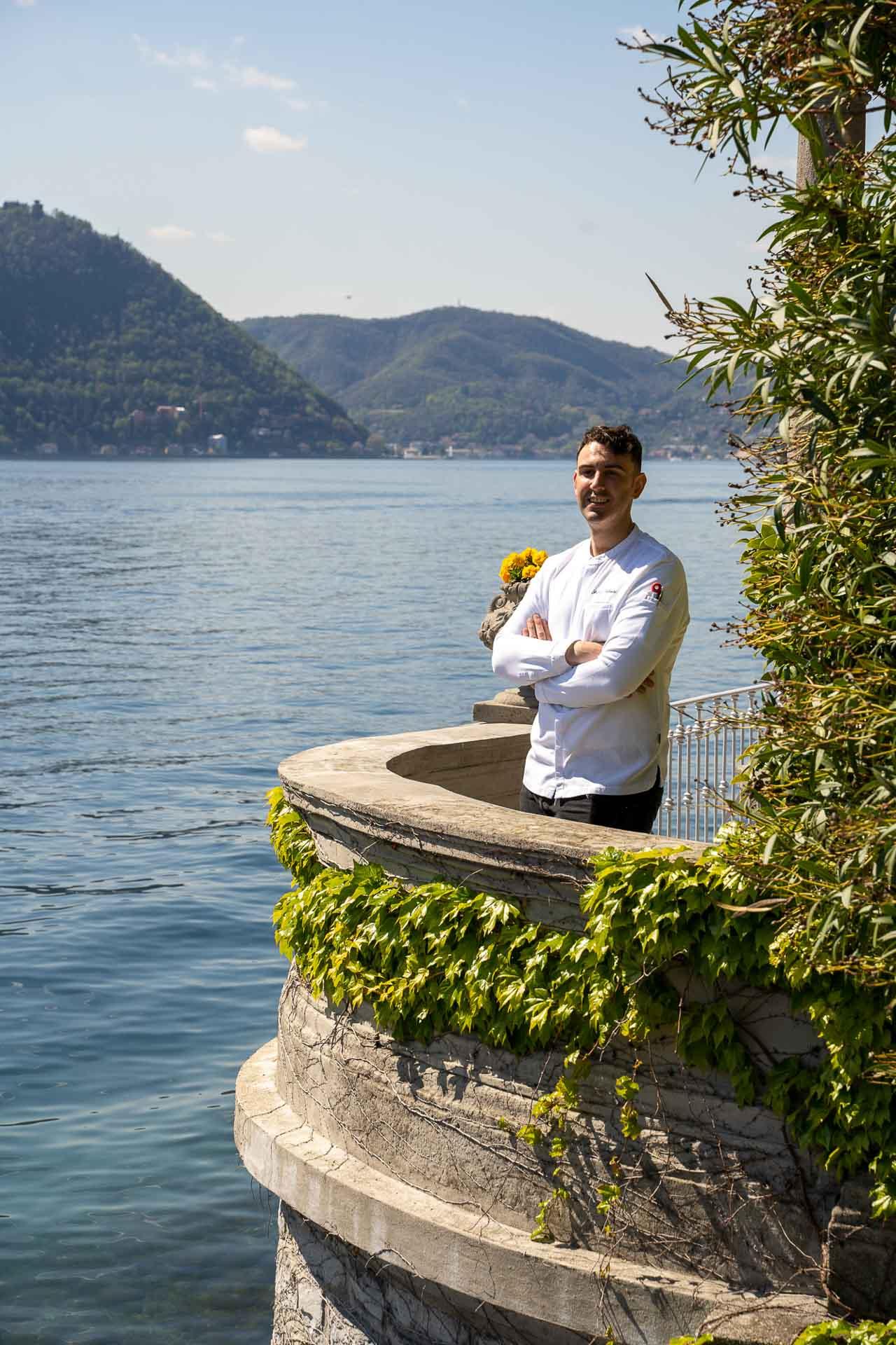 Le chef de la Villa Calvin Fabio Volontè