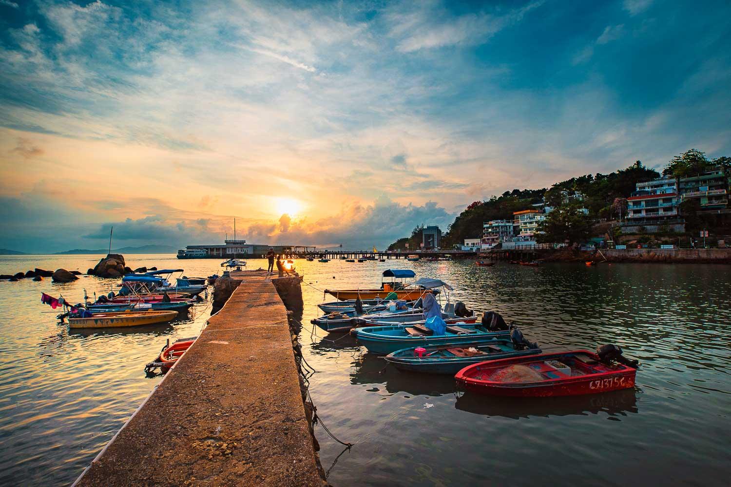 La petite ville de Yung Shue Wan sur l’île de Lamma © SCMP