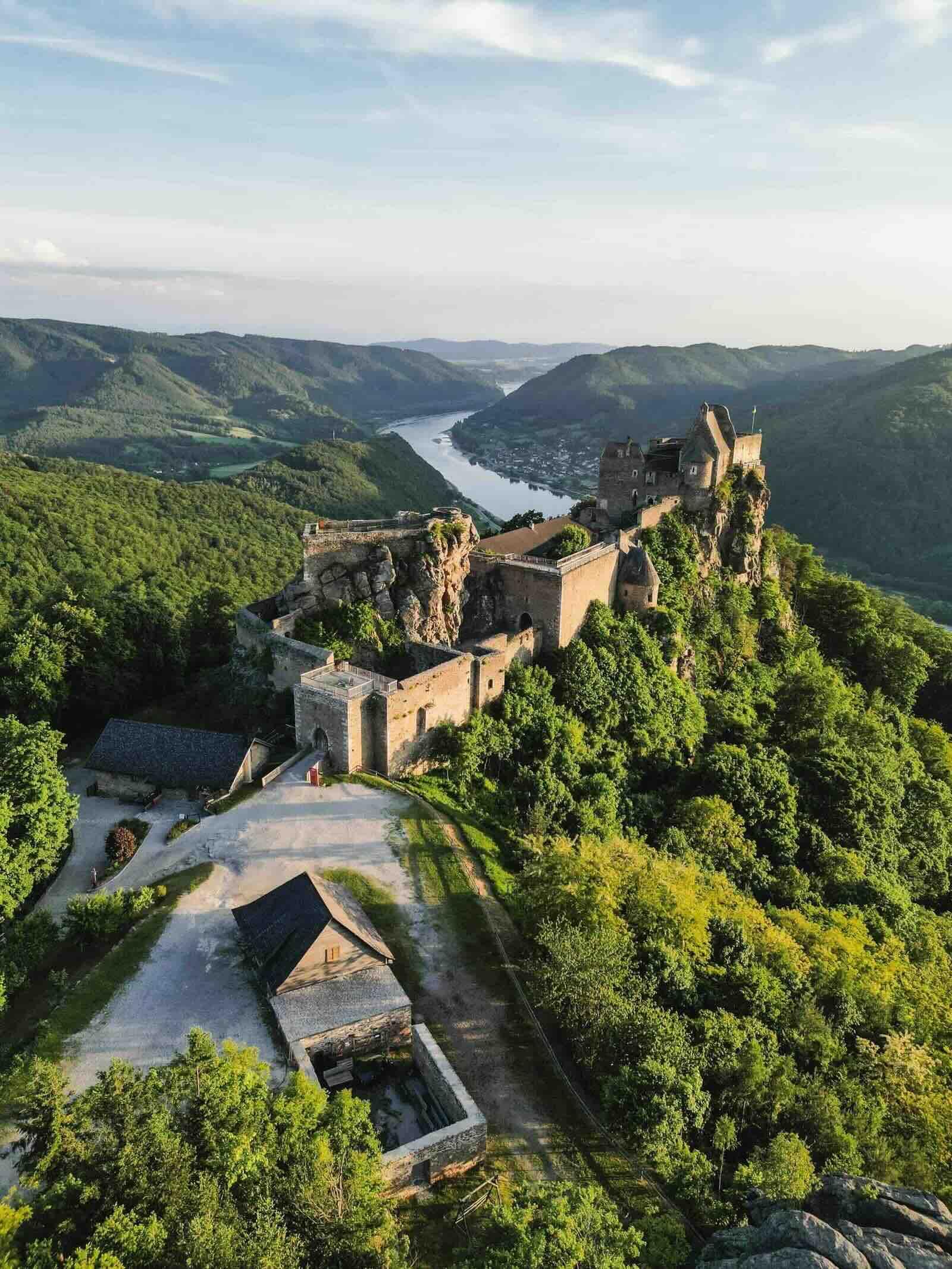 Les ruines du château de Dürnstein © JE Donau 