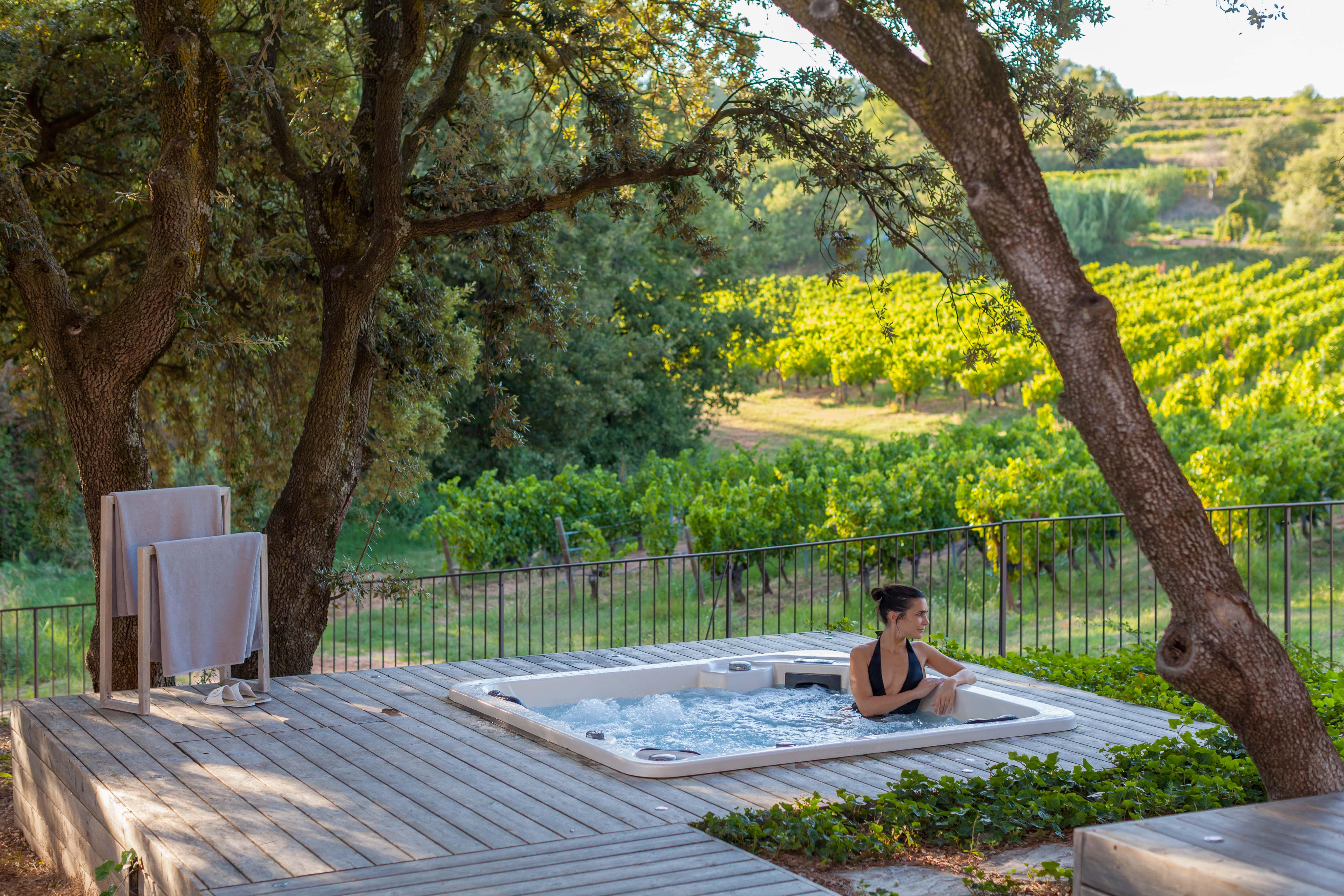 Jacuzzi du Spa Coquilade © Coquillade