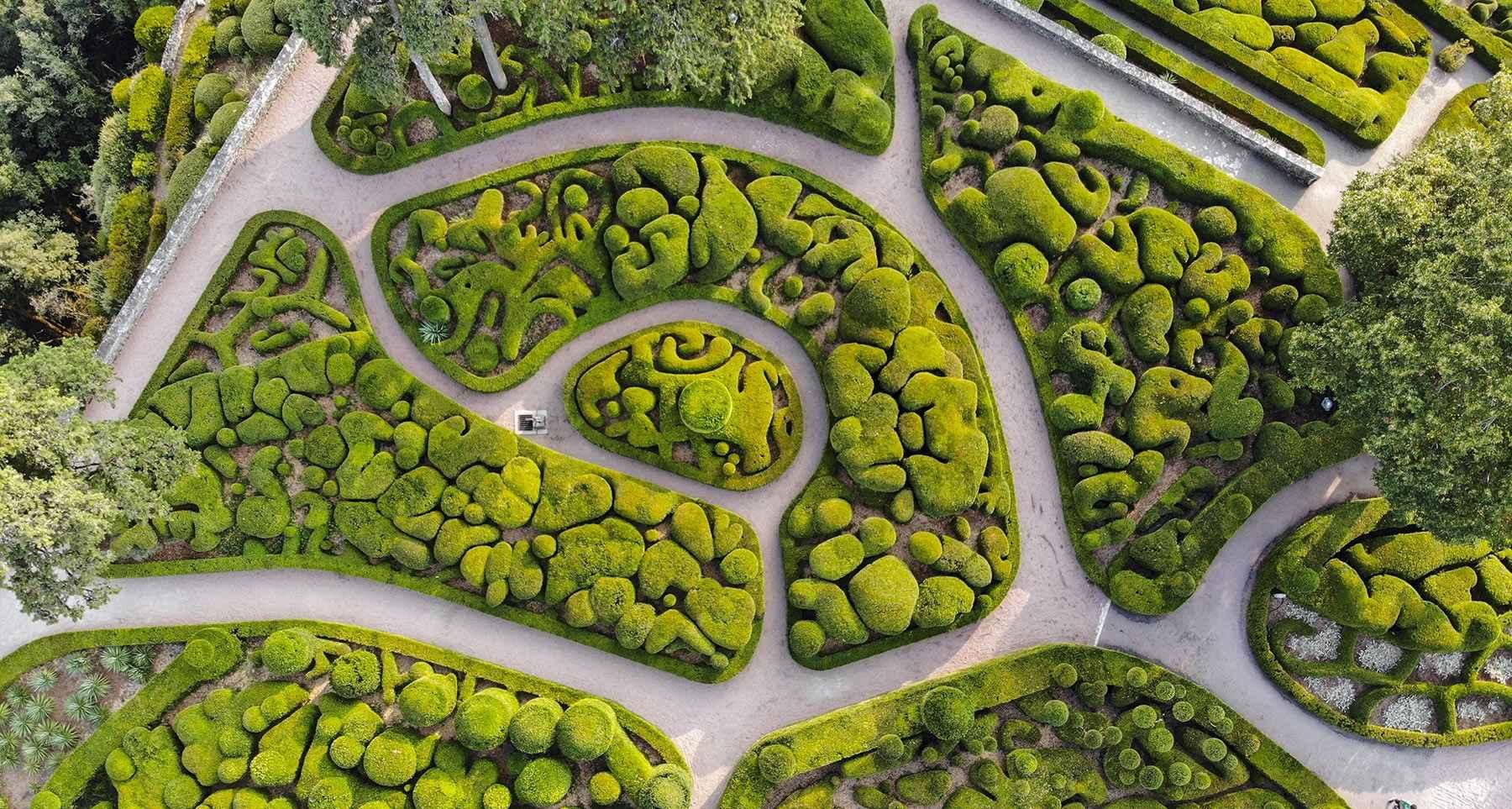 Jardins du château de Puymartin dans le Périgord Noir en Dordogne © Château de Puymartin