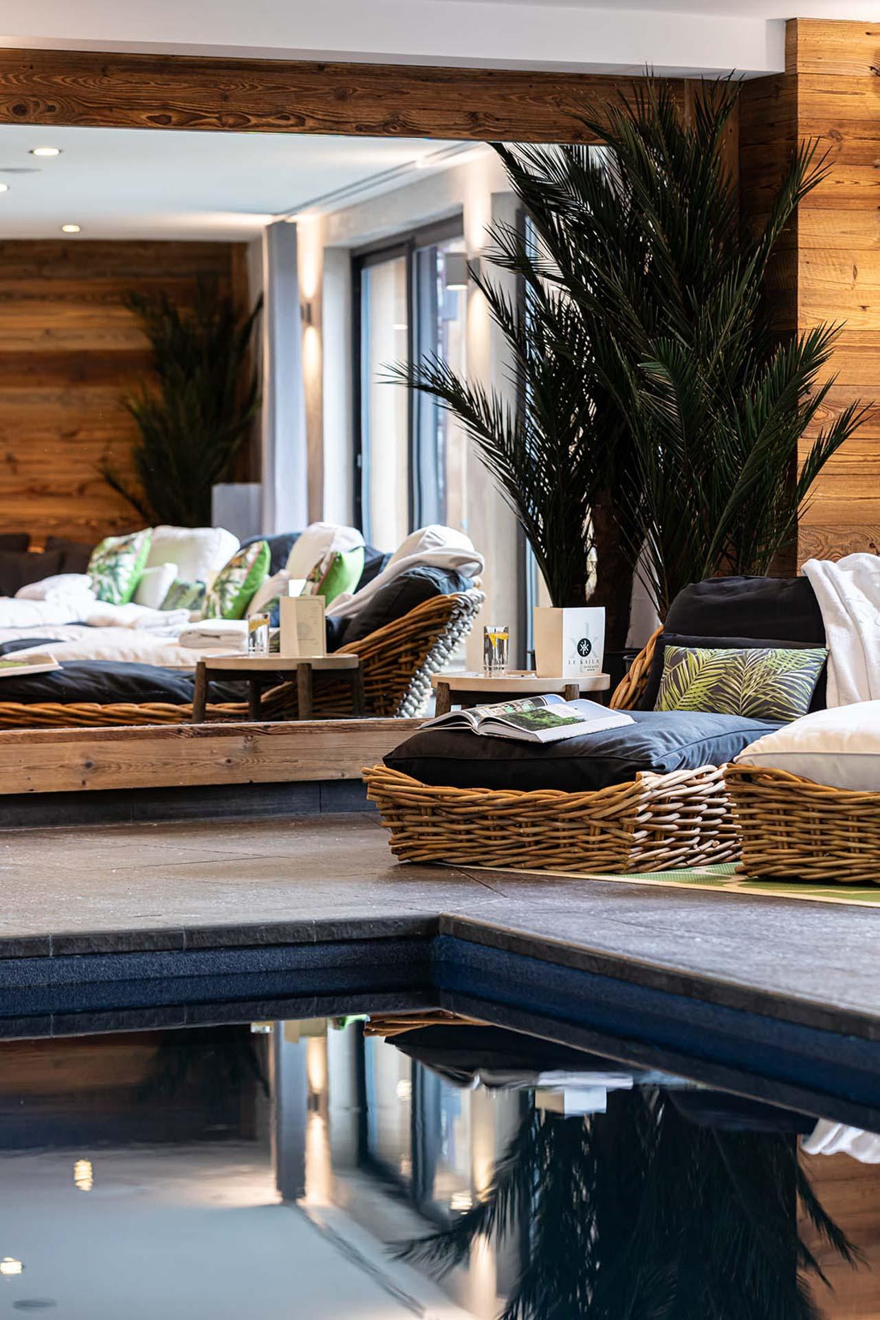 Le spa de l’hôtel cocooning 