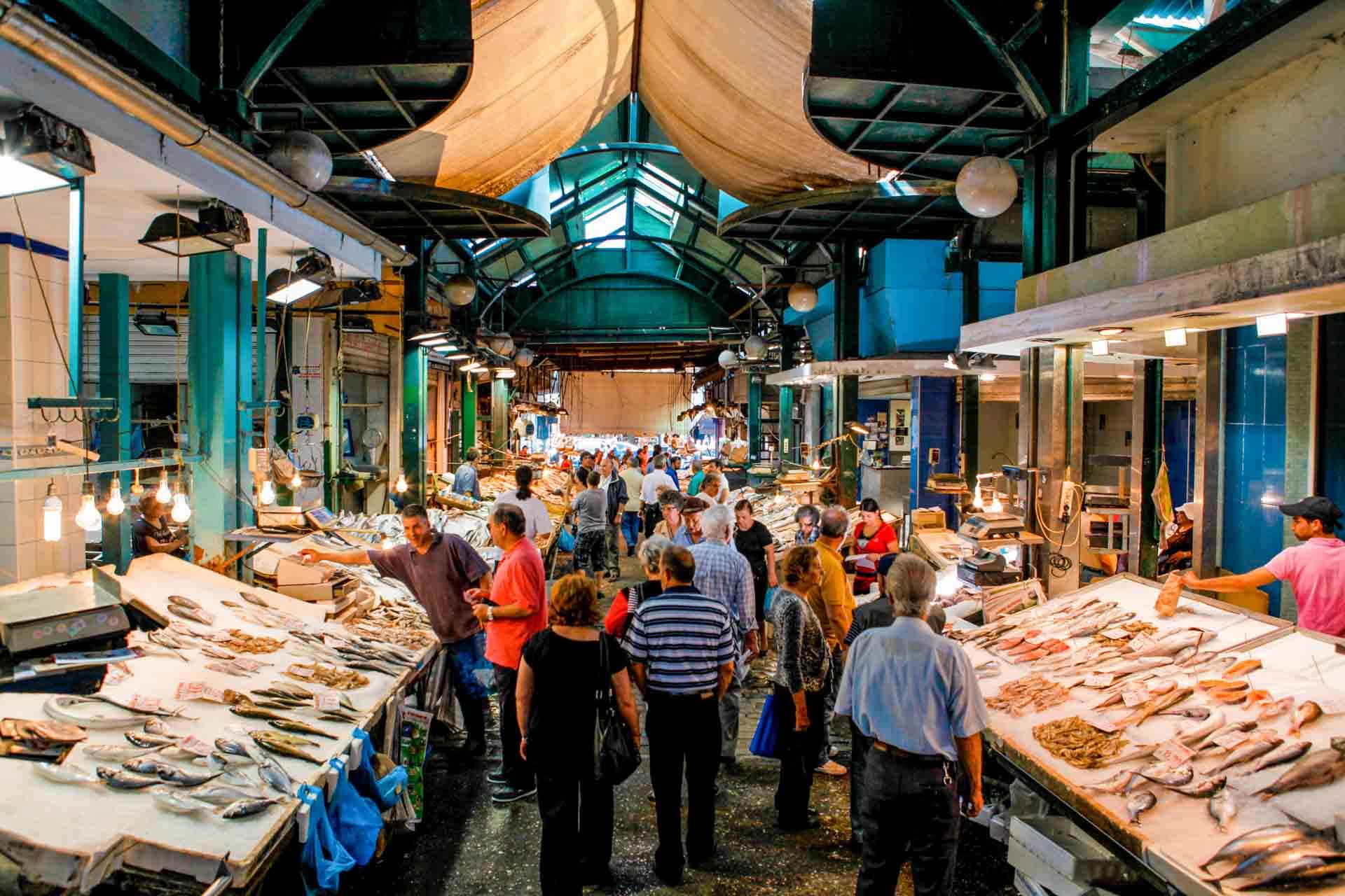 Le marché de Kapani, à voir absolument à Thessalonique 