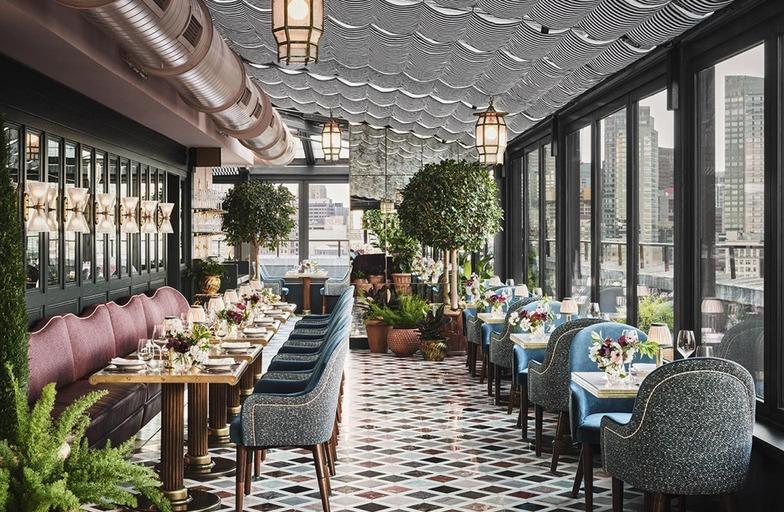 Le cadre pittoresque du restaurant Contessa © The Newbury Boston